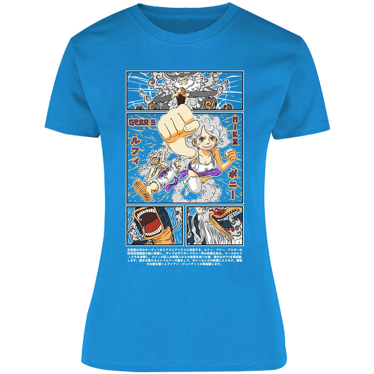 Blusa One Piece Luffy Y Booney Blusa para Mujer 6