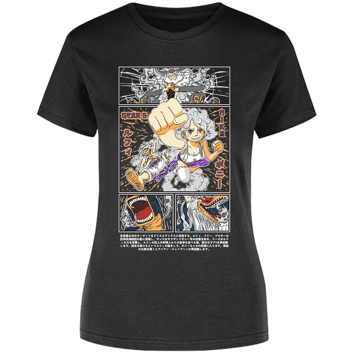 Blusa One Piece Luffy Y Booney Blusa para Mujer 14