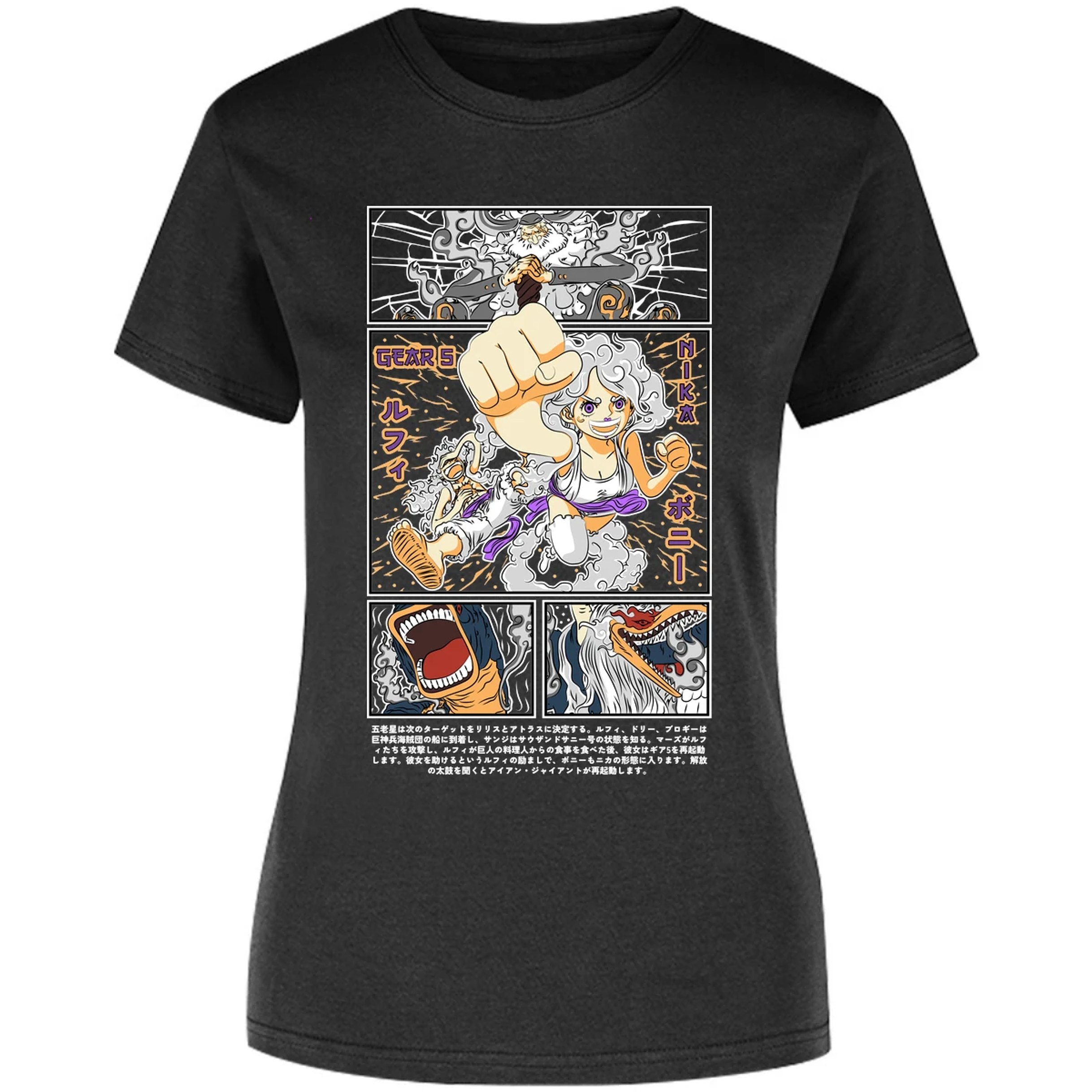 Blusa One Piece Luffy Y Booney Blusa para Mujer 14