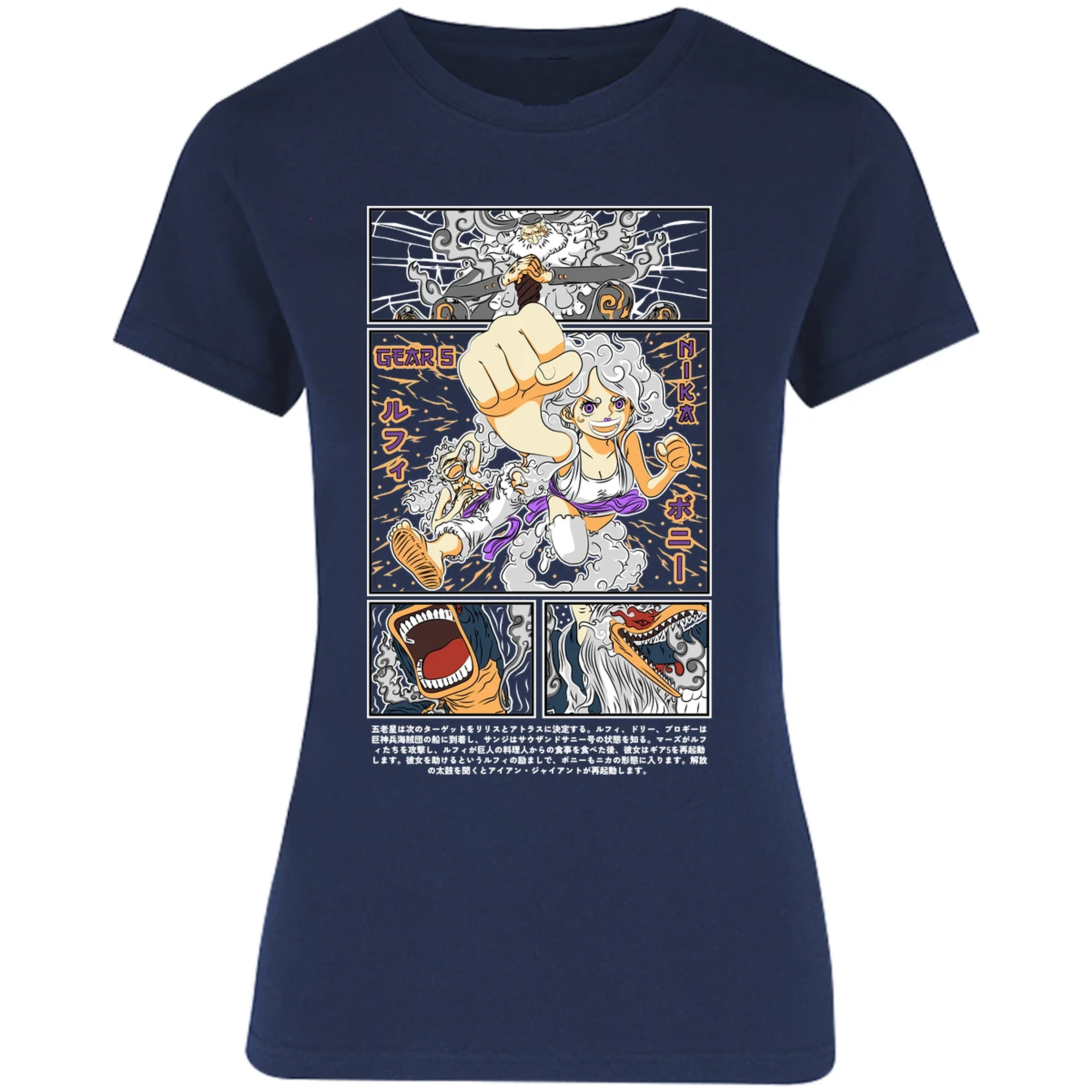 Blusa One Piece Luffy Y Booney Blusa para Mujer 24