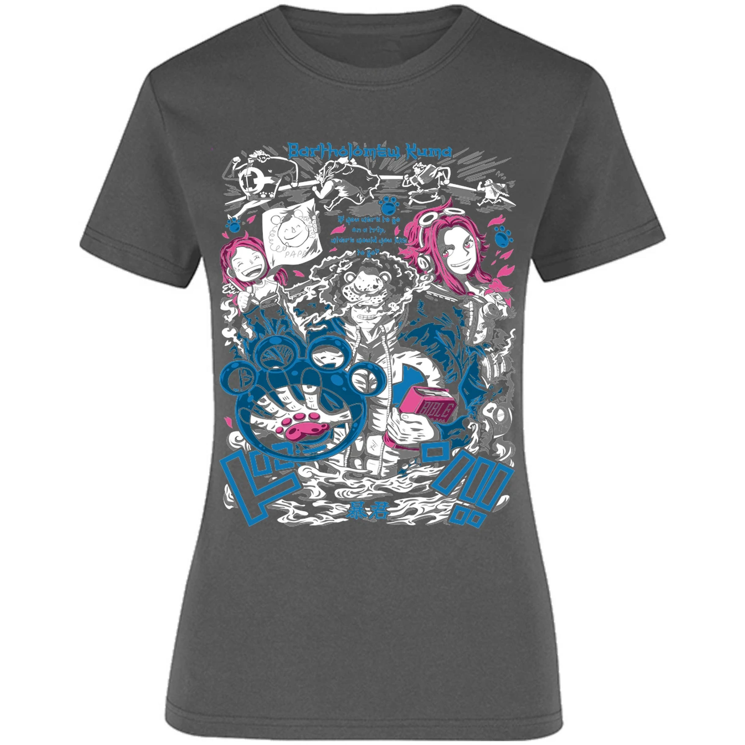 Blusa One Piece Kuma Blusa para Mujer 8