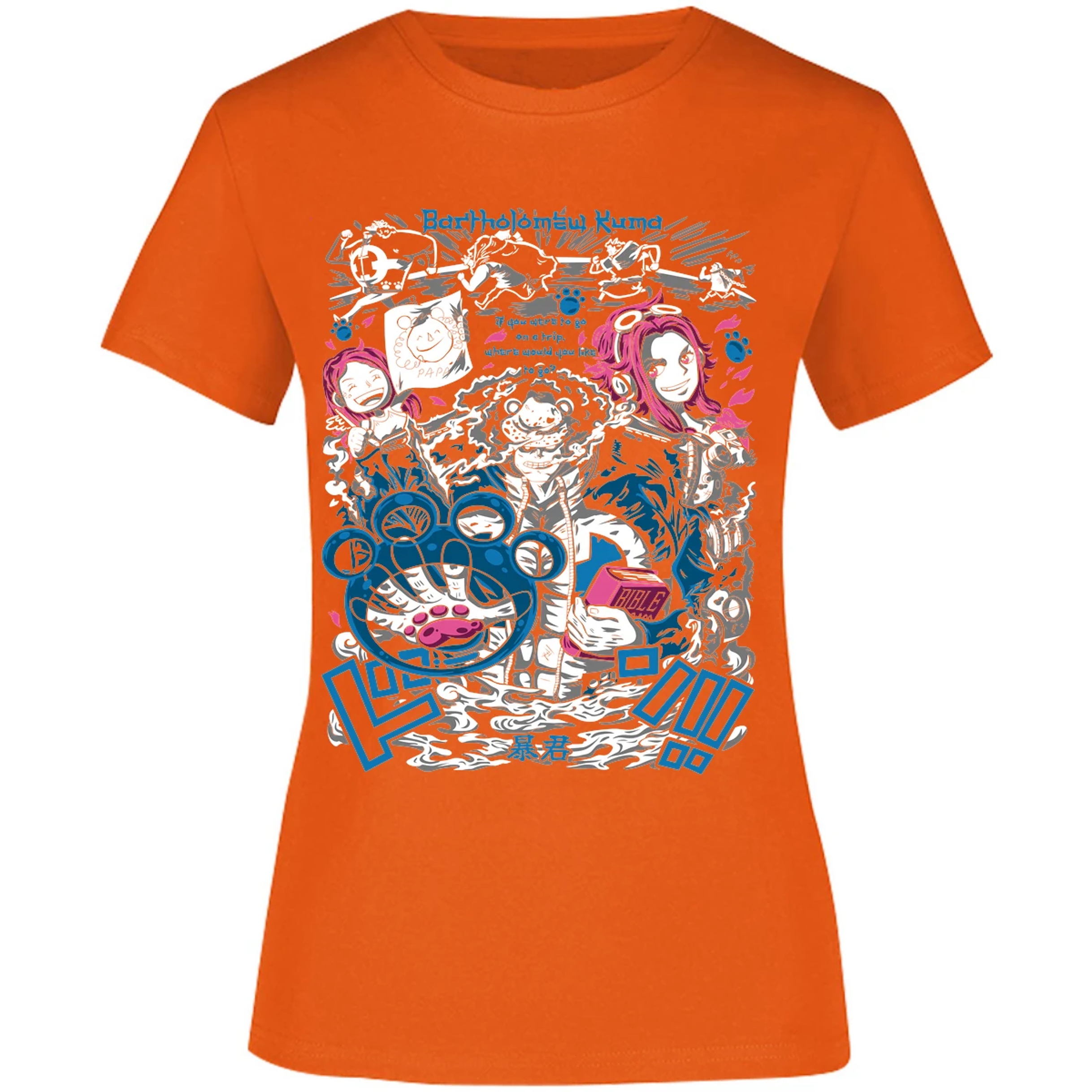 Blusa One Piece Kuma Blusa para Mujer 27