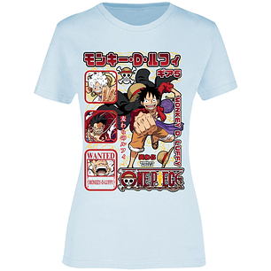 Blusa One Piece Anime Luffy Op Blusa para Mujer