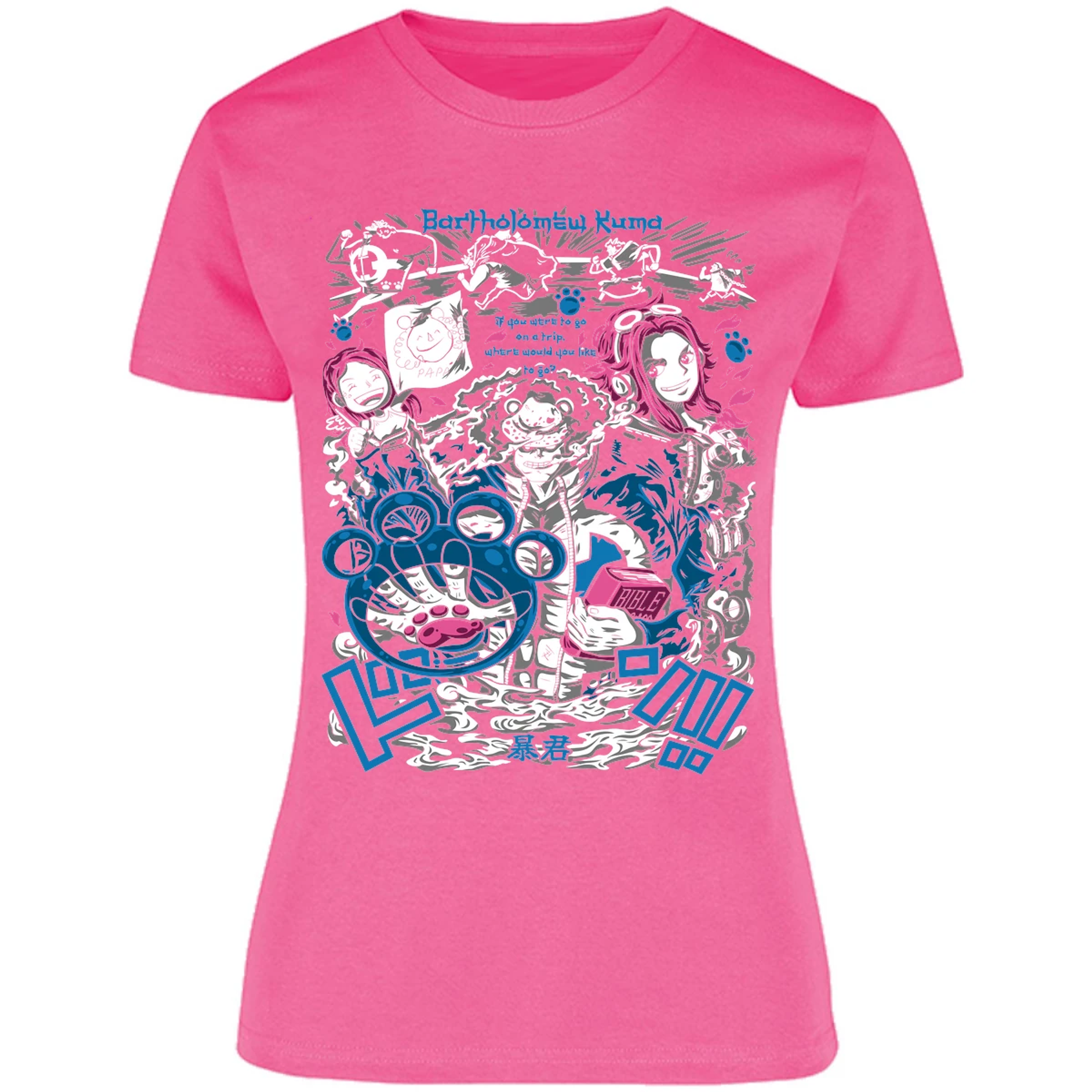 Blusa One Piece Kuma Blusa para Mujer 45