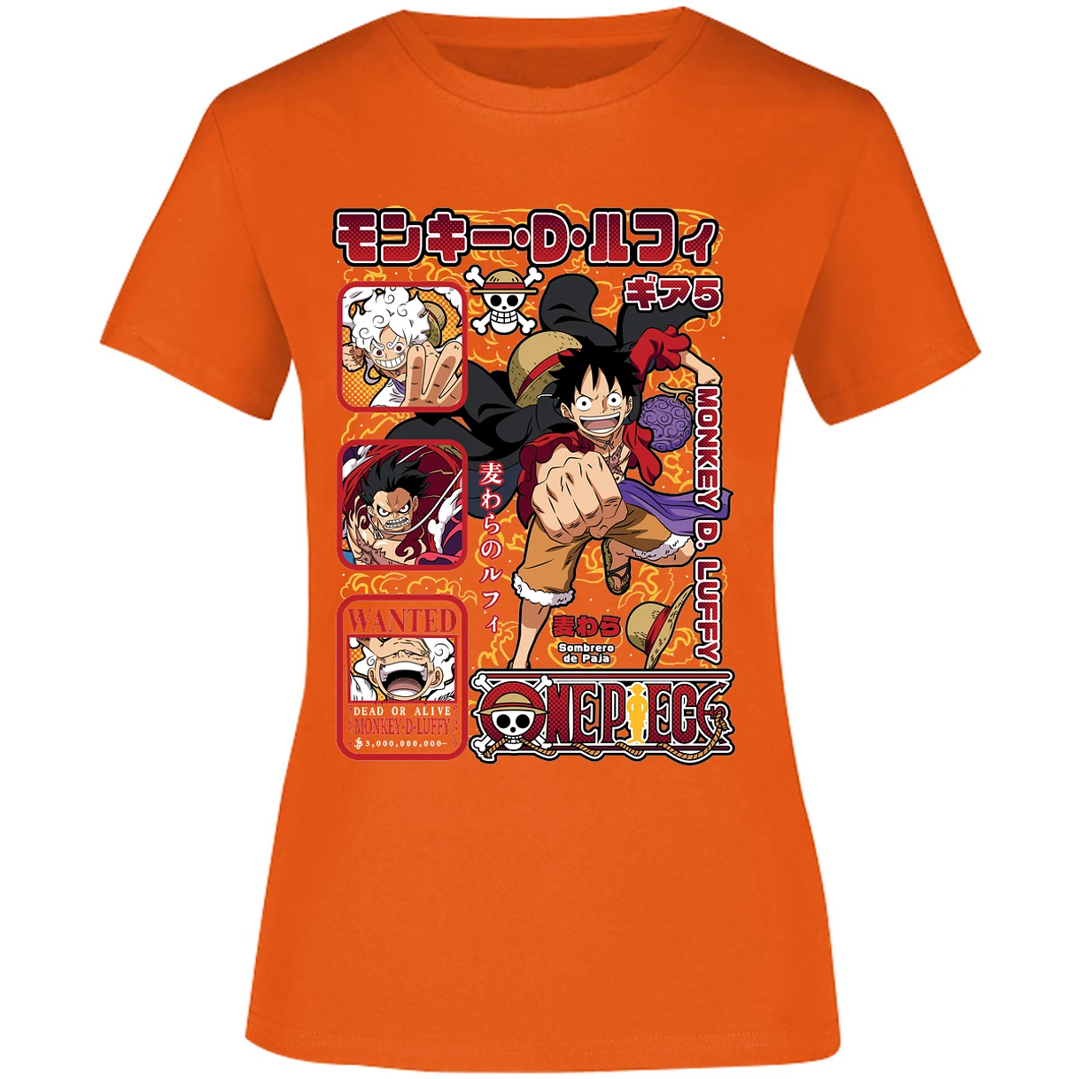 Blusa One Piece Anime Luffy Op Blusa para Mujer 9