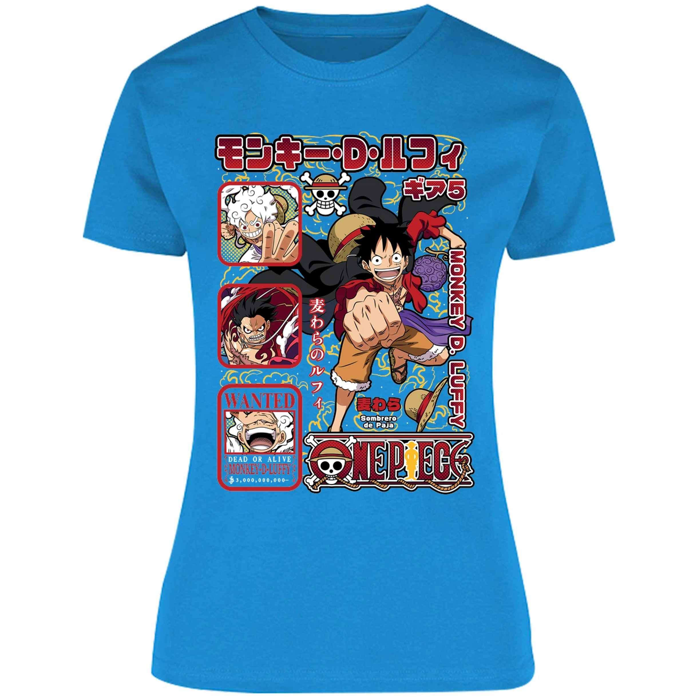 Blusa One Piece Anime Luffy Op Blusa para Mujer 10