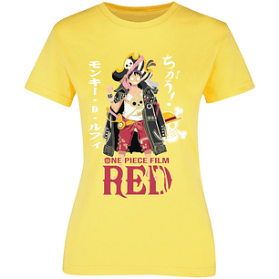 Blusa One Piece Luffy Film Red Blusa para Mujer