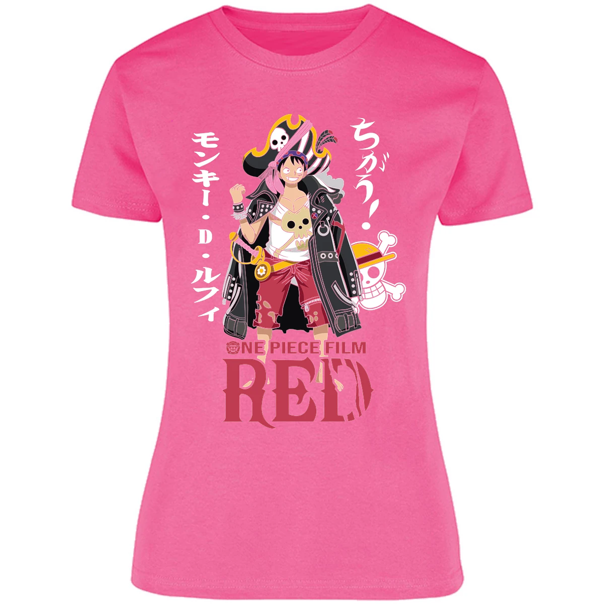 Blusa One Piece Luffy Film Red Blusa para Mujer 18