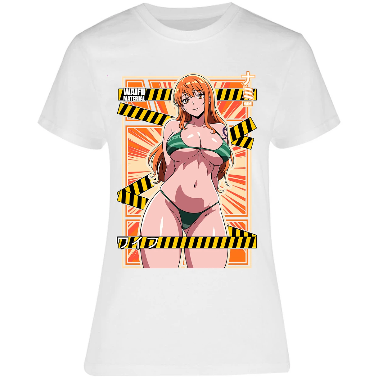 Blusa One Piece Waifu Nami Blusa para Mujer 15