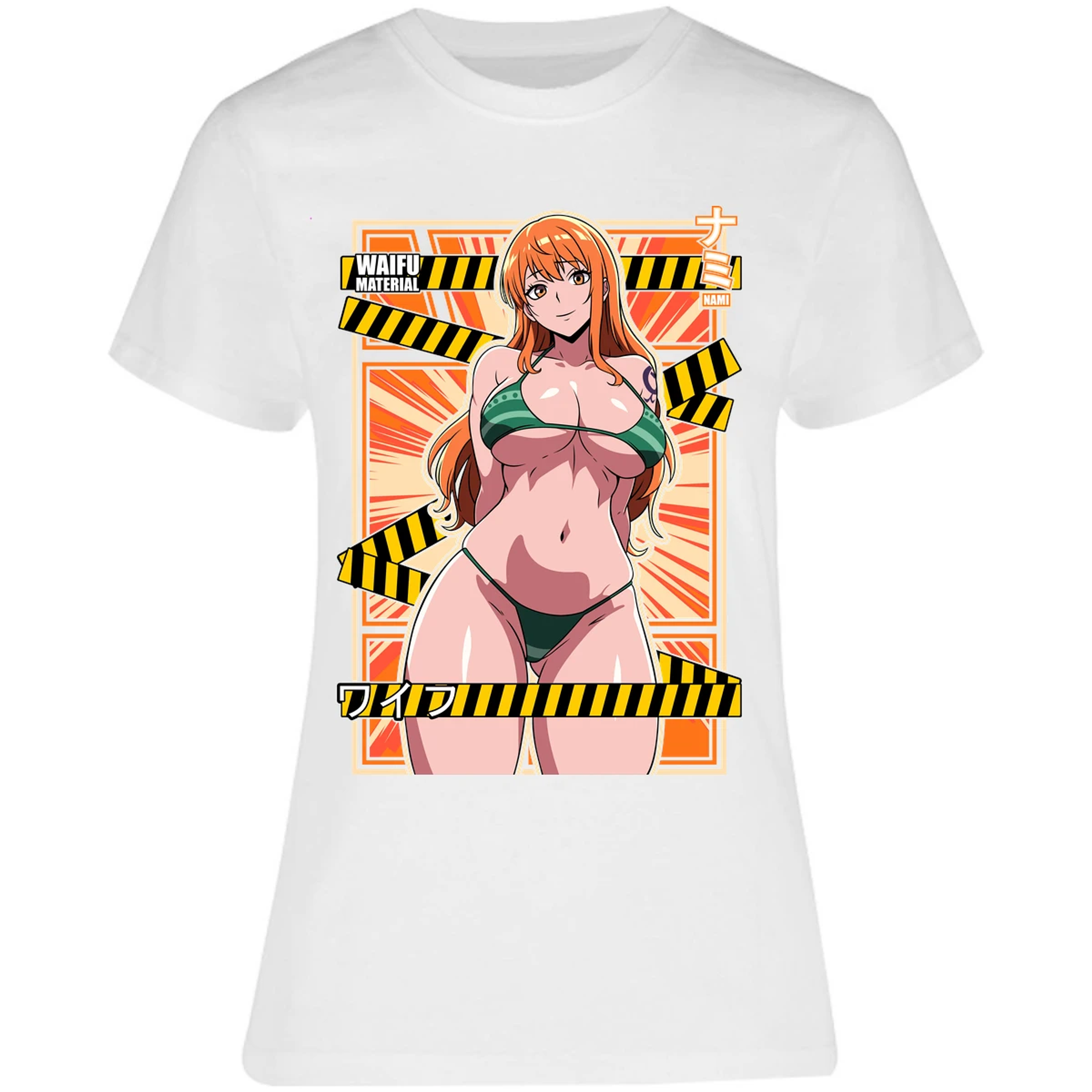 Blusa One Piece Waifu Nami Blusa para Mujer 15