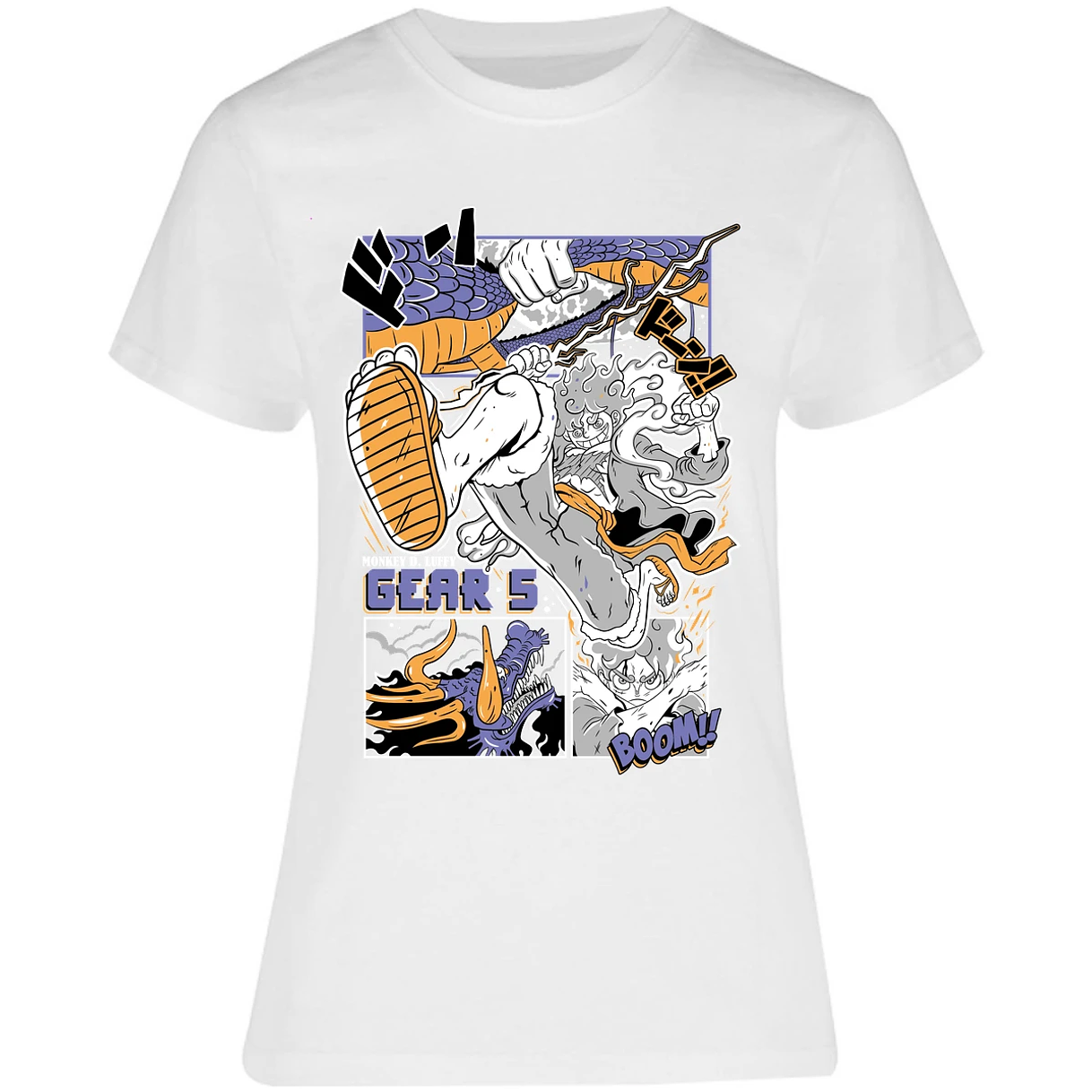 Blusa One Piece Luffy Gear 5 Blusa para Mujer 38