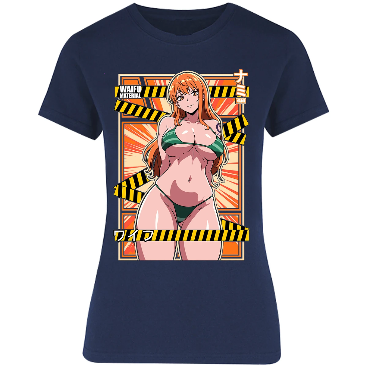Blusa One Piece Waifu Nami Blusa para Mujer 17