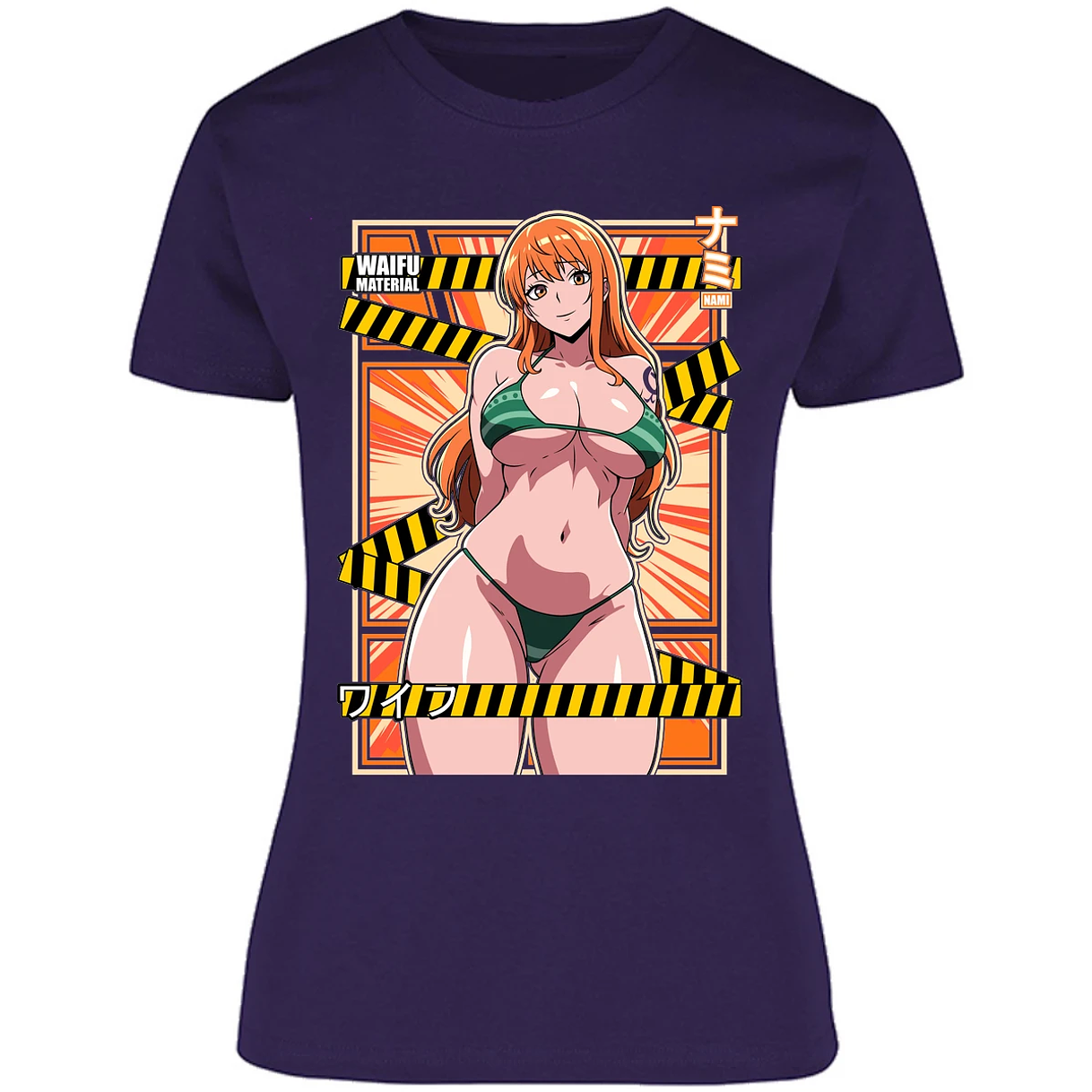 Blusa One Piece Waifu Nami Blusa para Mujer 19