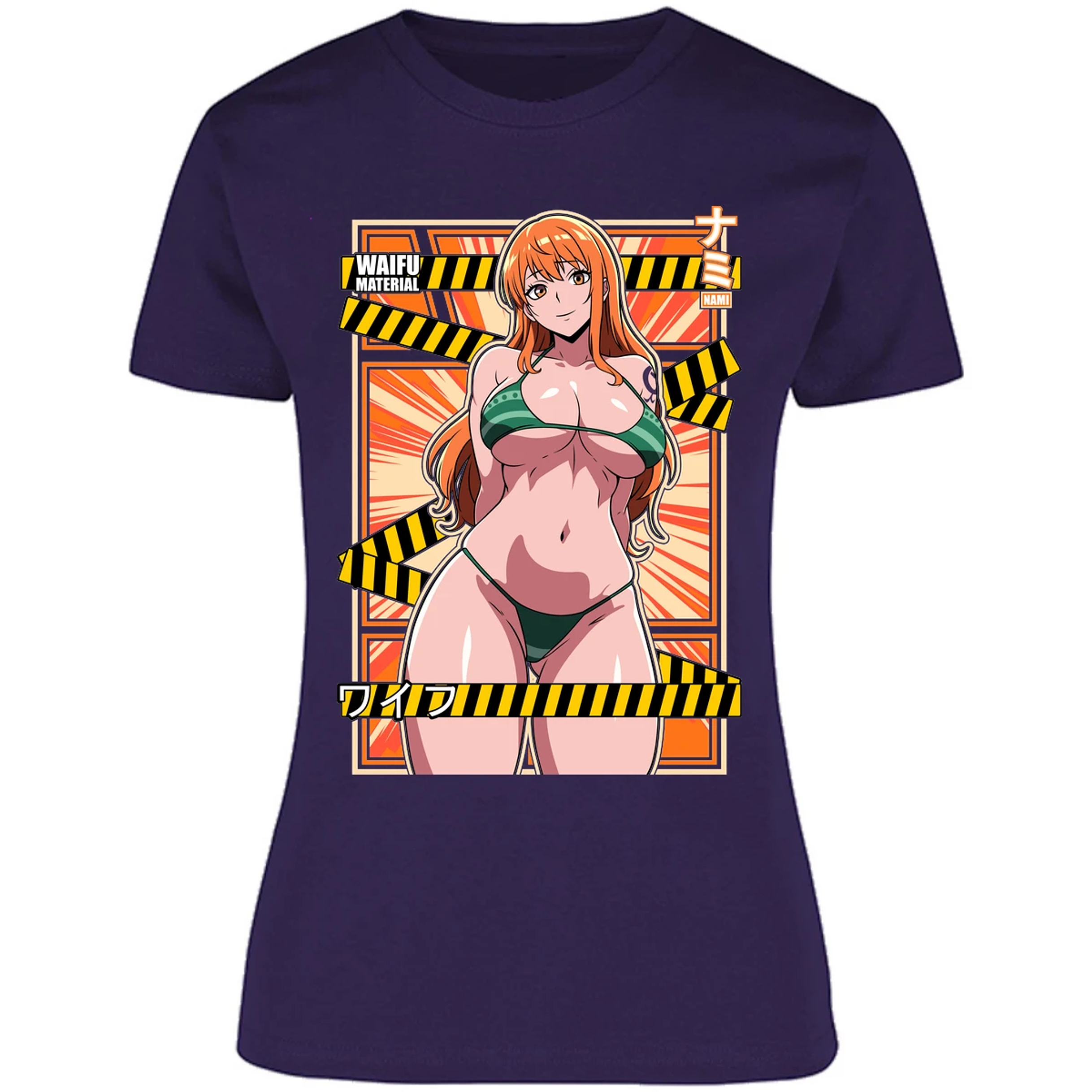 Blusa One Piece Waifu Nami Blusa para Mujer 19