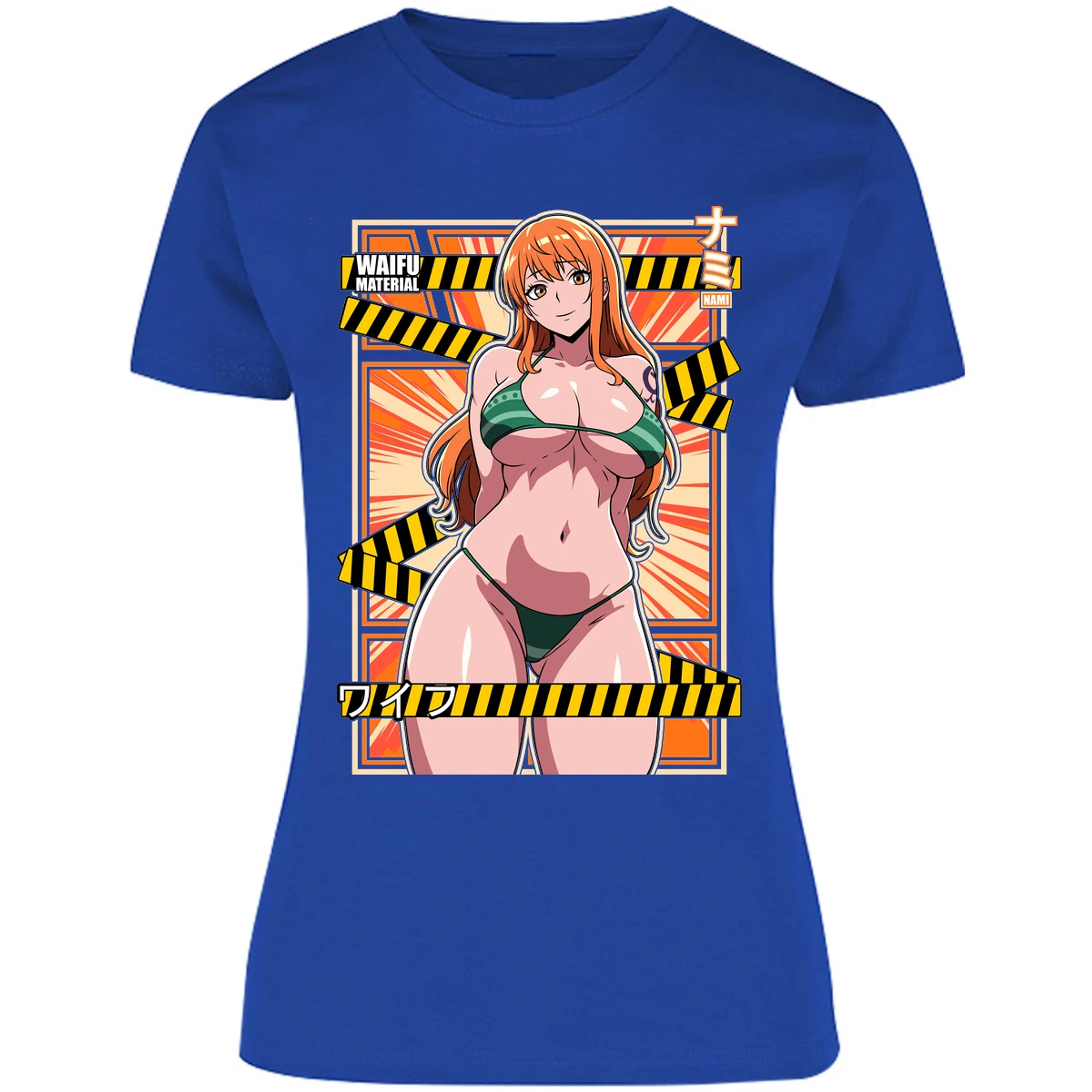 Blusa One Piece Waifu Nami Blusa para Mujer 23