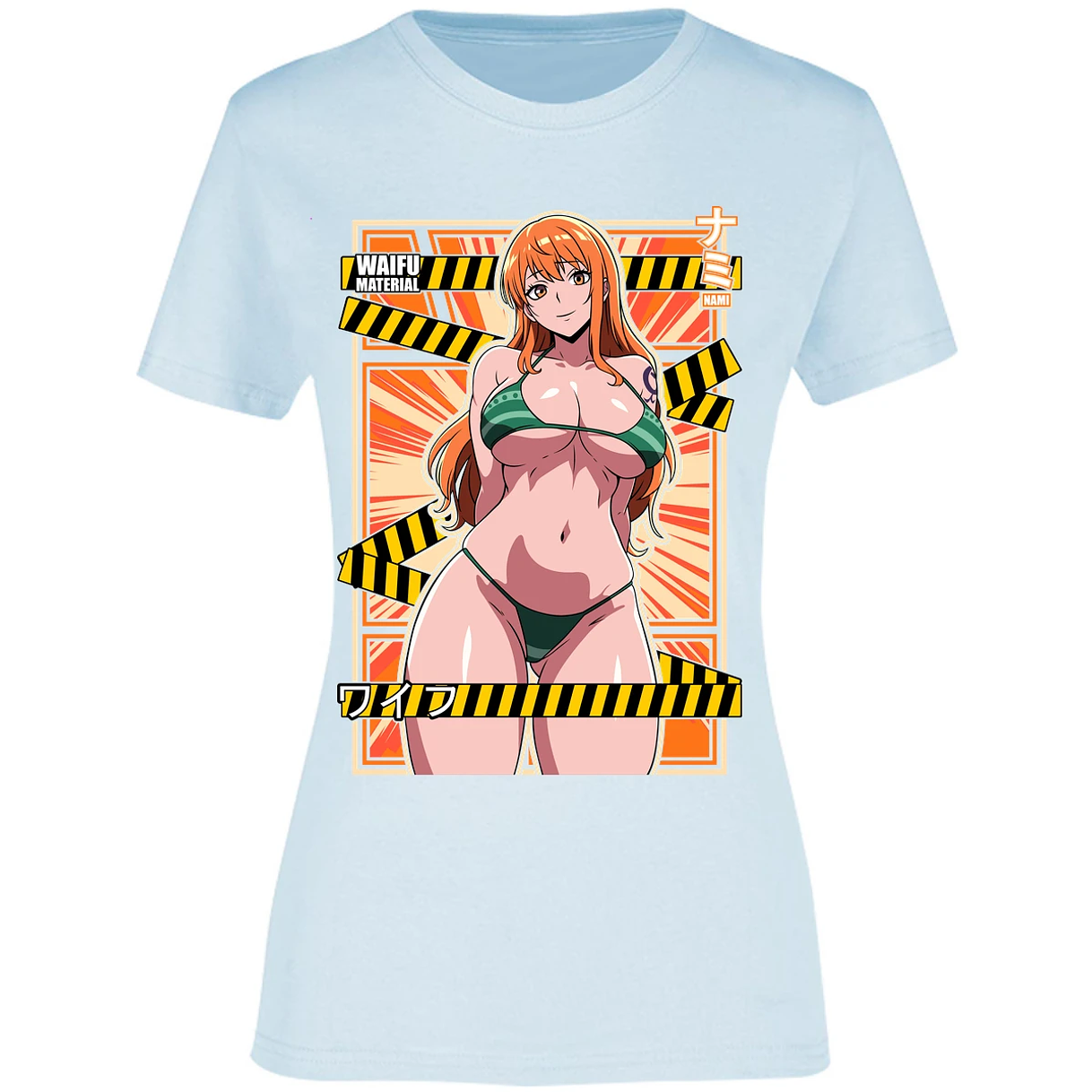 Blusa One Piece Waifu Nami Blusa para Mujer 27