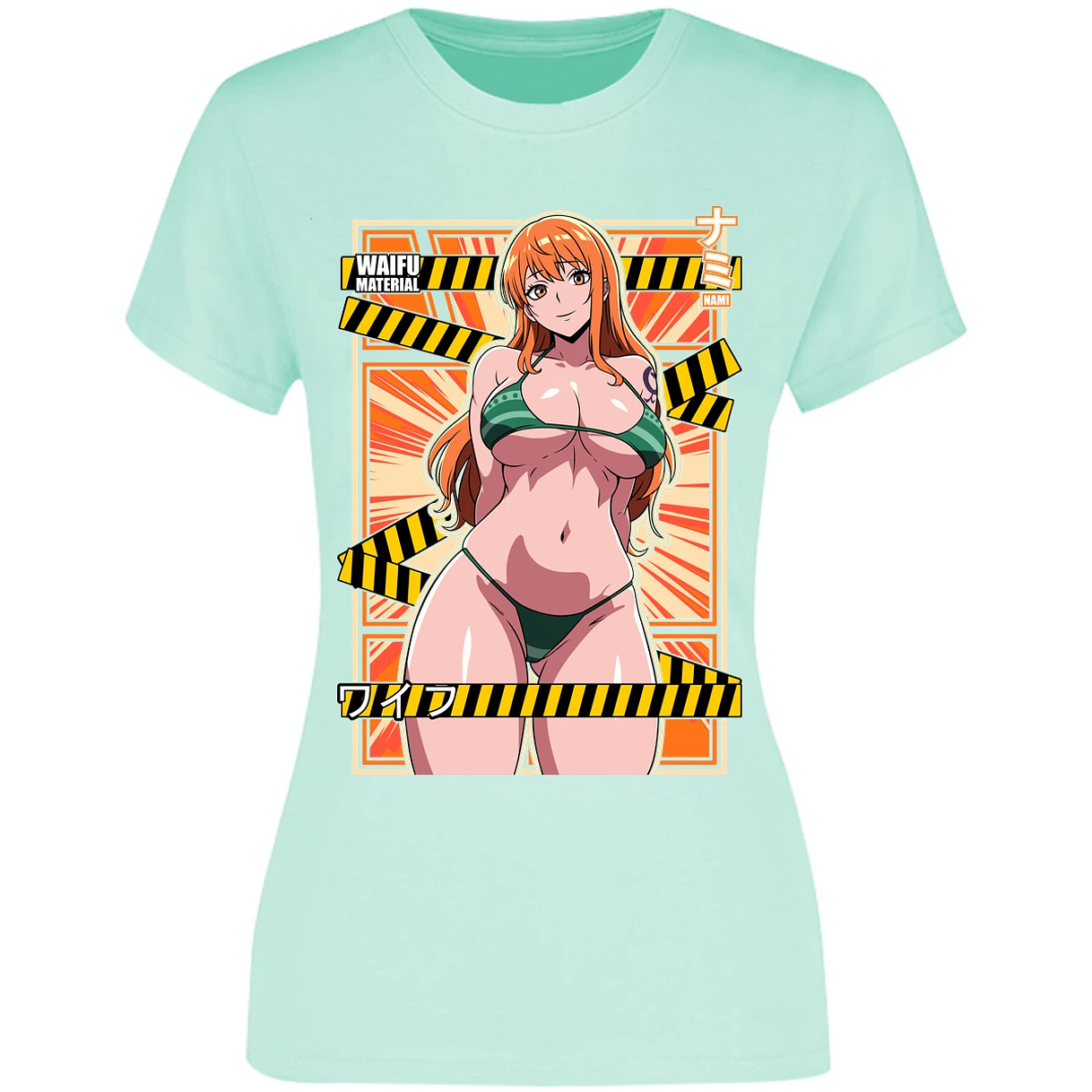 Blusa One Piece Waifu Nami Blusa para Mujer 32