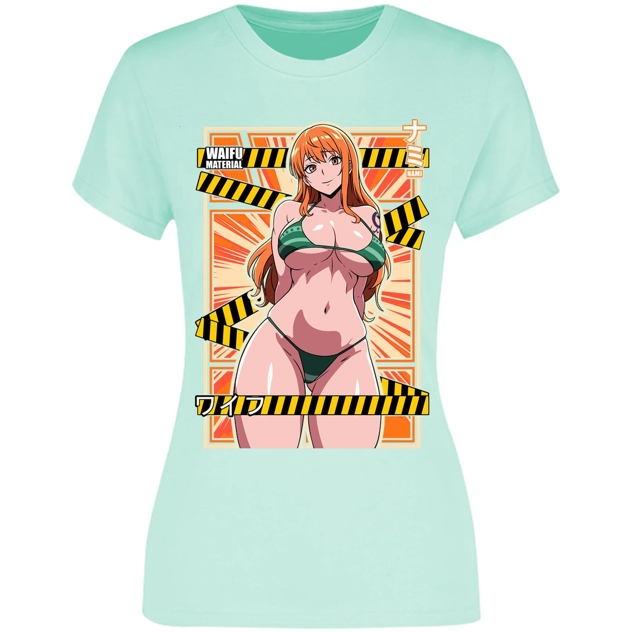 Blusa One Piece Waifu Nami Blusa para Mujer 32