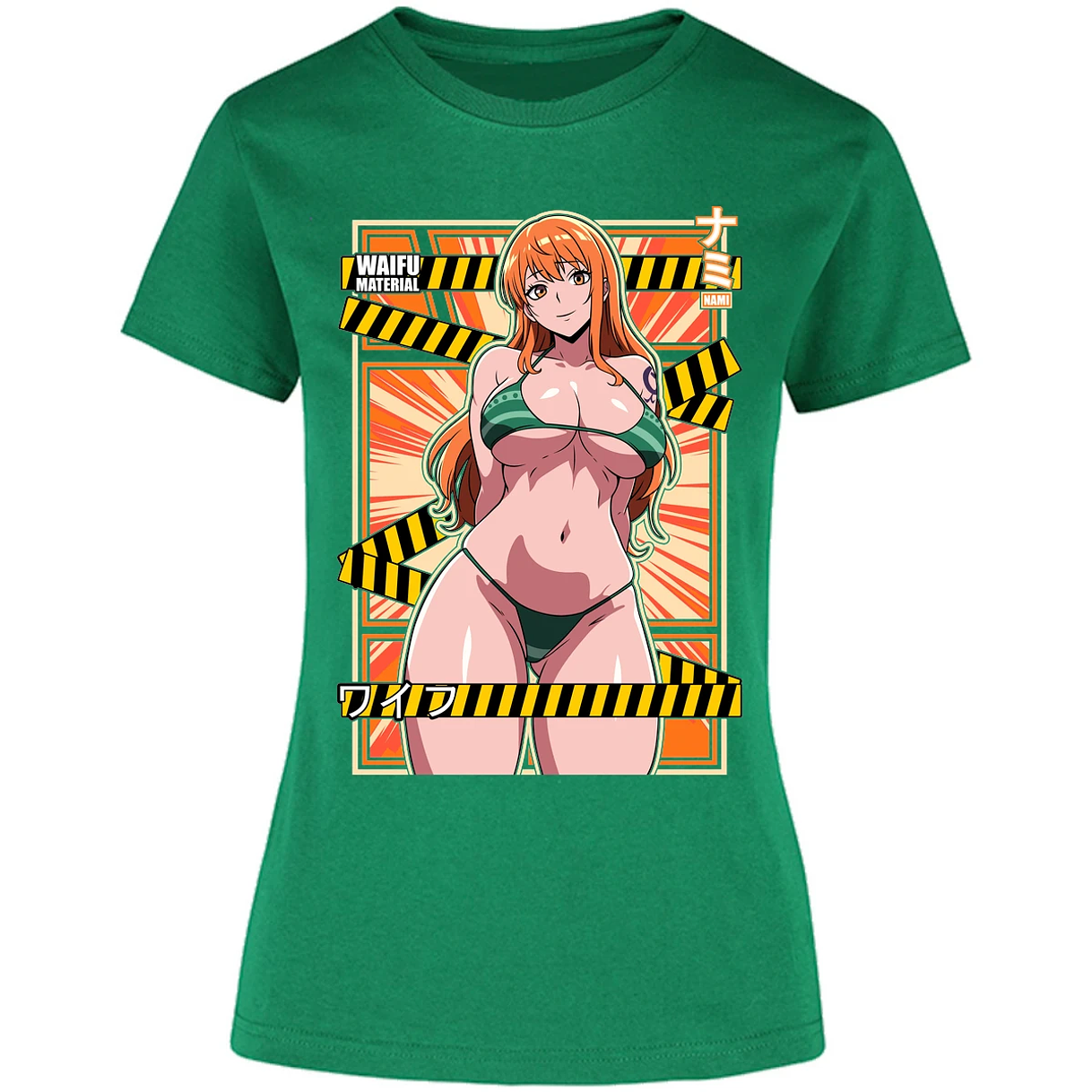 Blusa One Piece Waifu Nami Blusa para Mujer 34