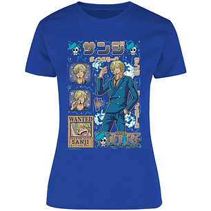 Blusa One Piece Sanji Anime Blusa para Mujer