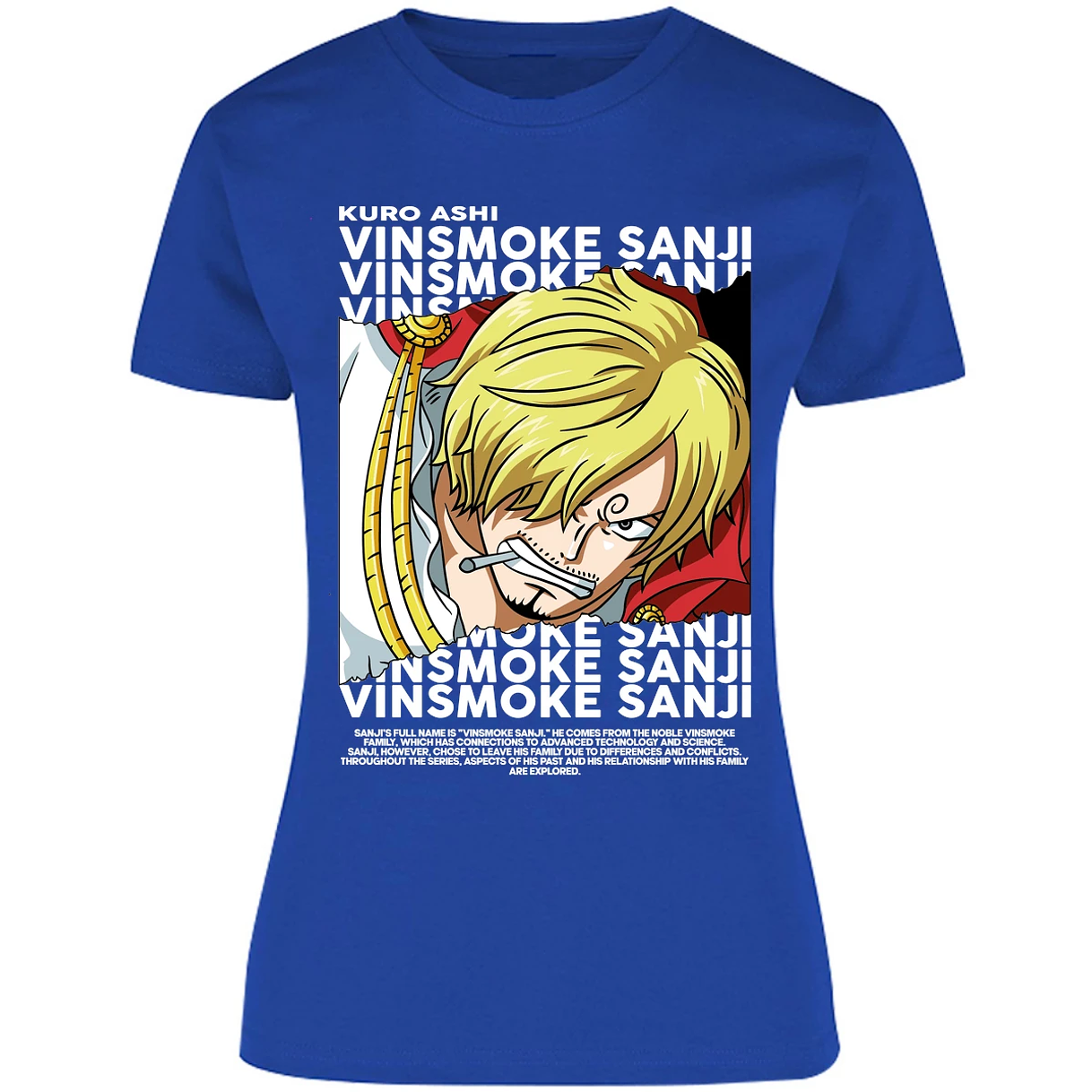 Blusa One Piece Sanji Blusa para Mujer 4