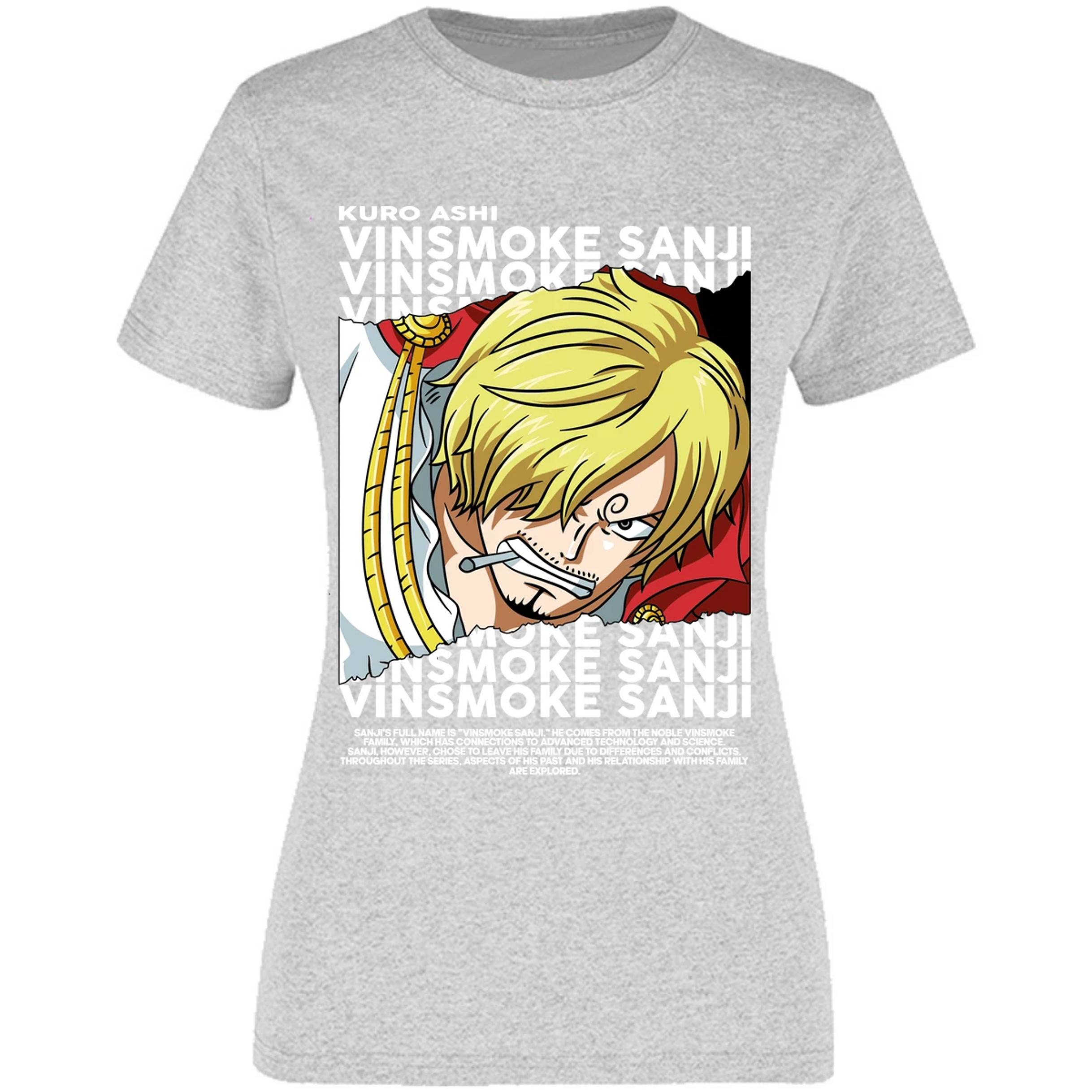 Blusa One Piece Sanji Blusa para Mujer 31