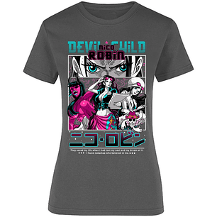 Blusa One Piece Nico Robin Anime Blusa para Mujer