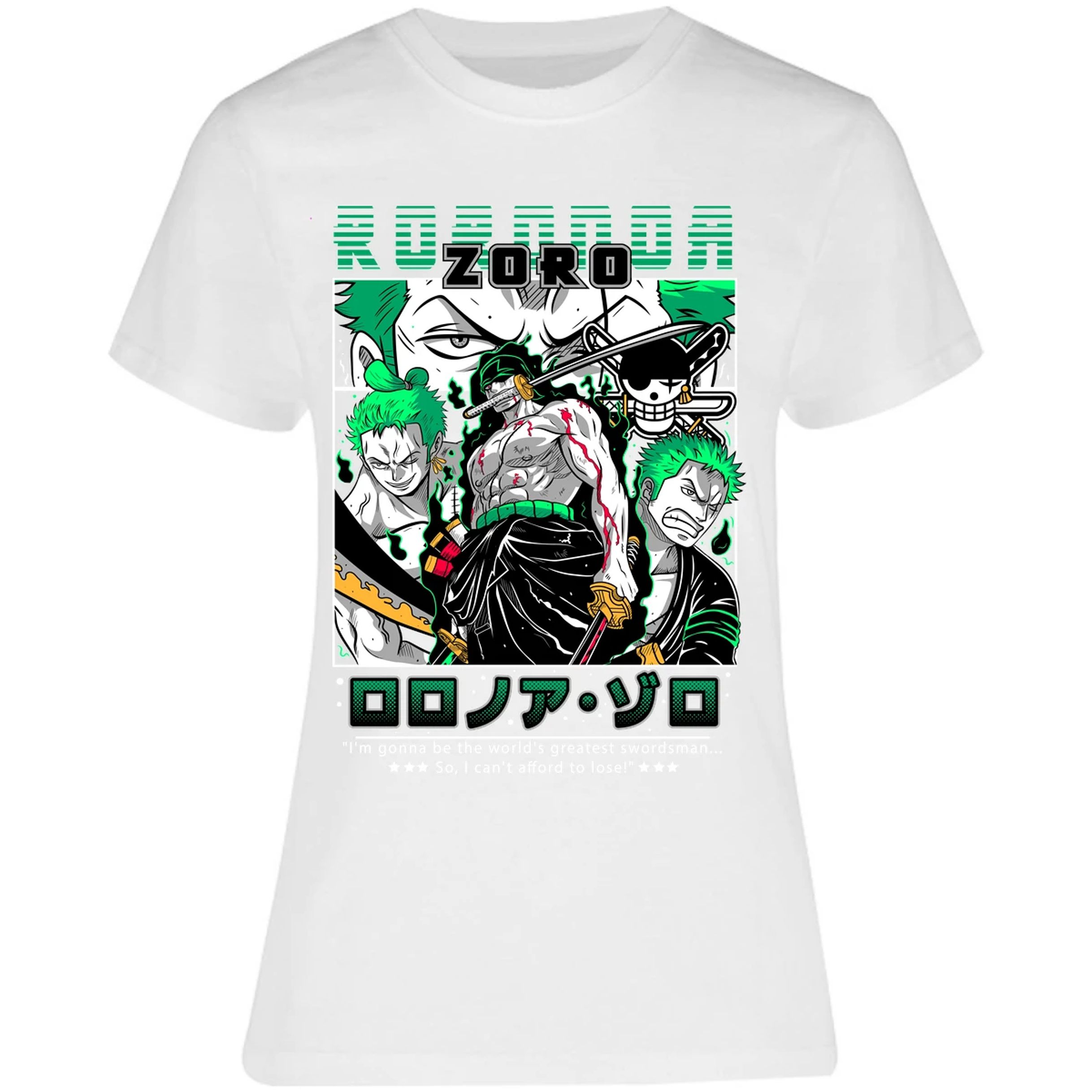 Blusa One Piece Zoro One Piece Blusa para Mujer 26