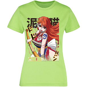 Blusa One Piece Nami Anime Blusa para Mujer