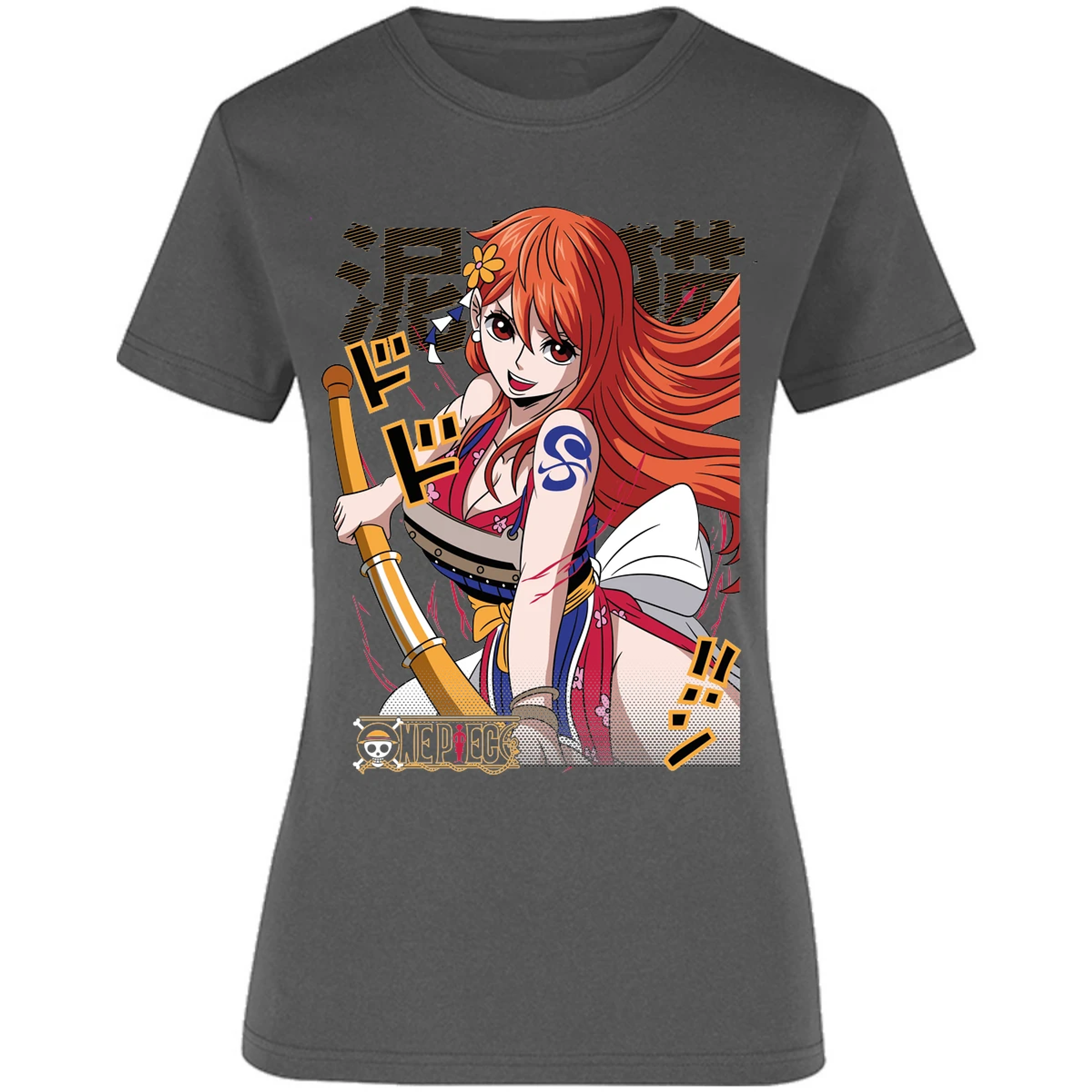 Blusa One Piece Nami Anime Blusa para Mujer 14