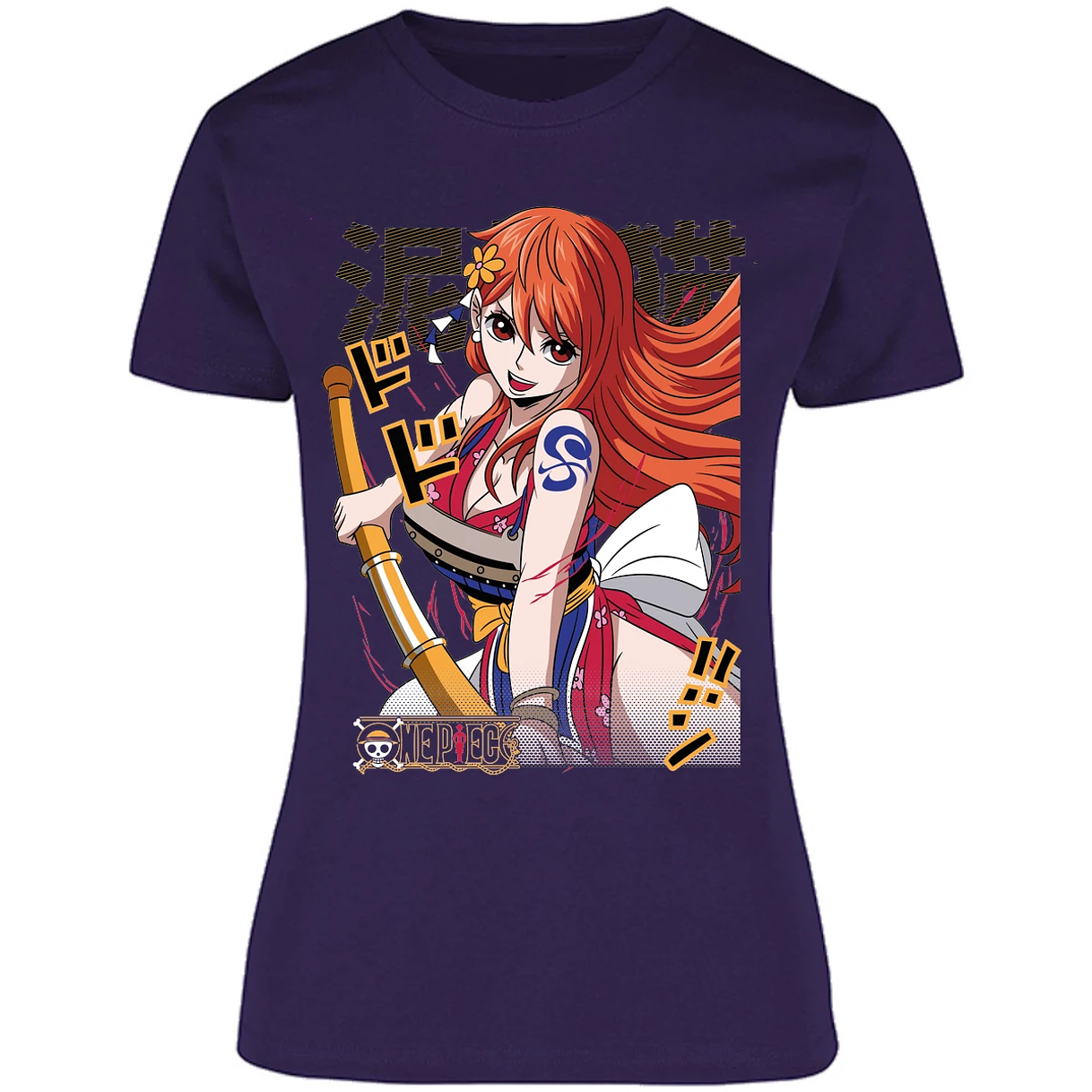 Blusa One Piece Nami Anime Blusa para Mujer 21