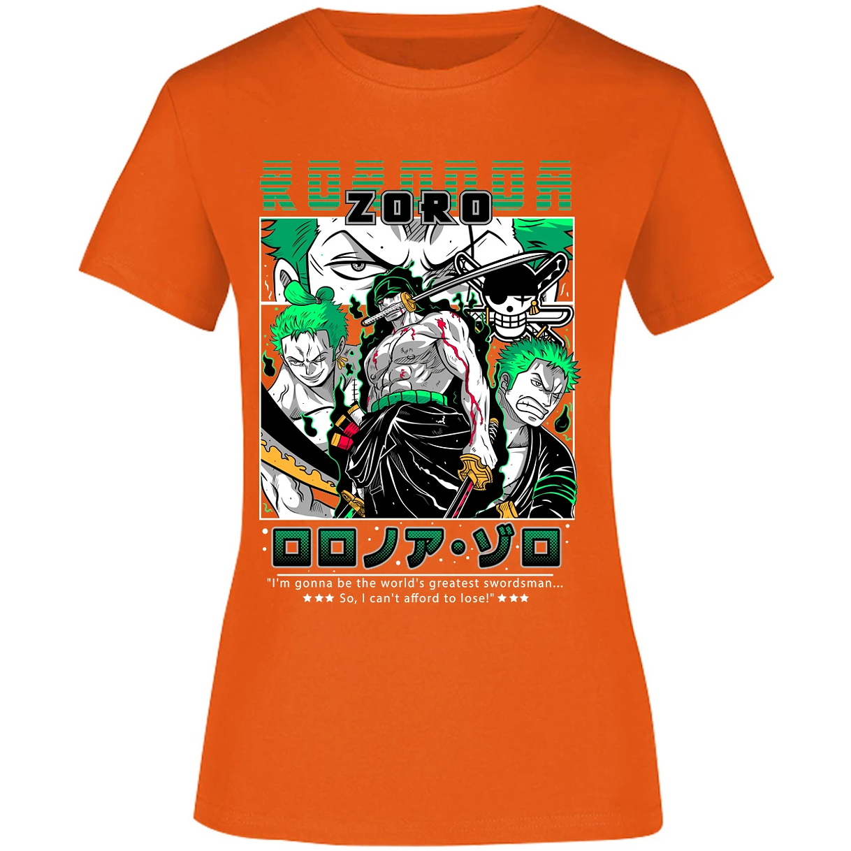 Blusa One Piece Zoro One Piece Blusa para Mujer 6