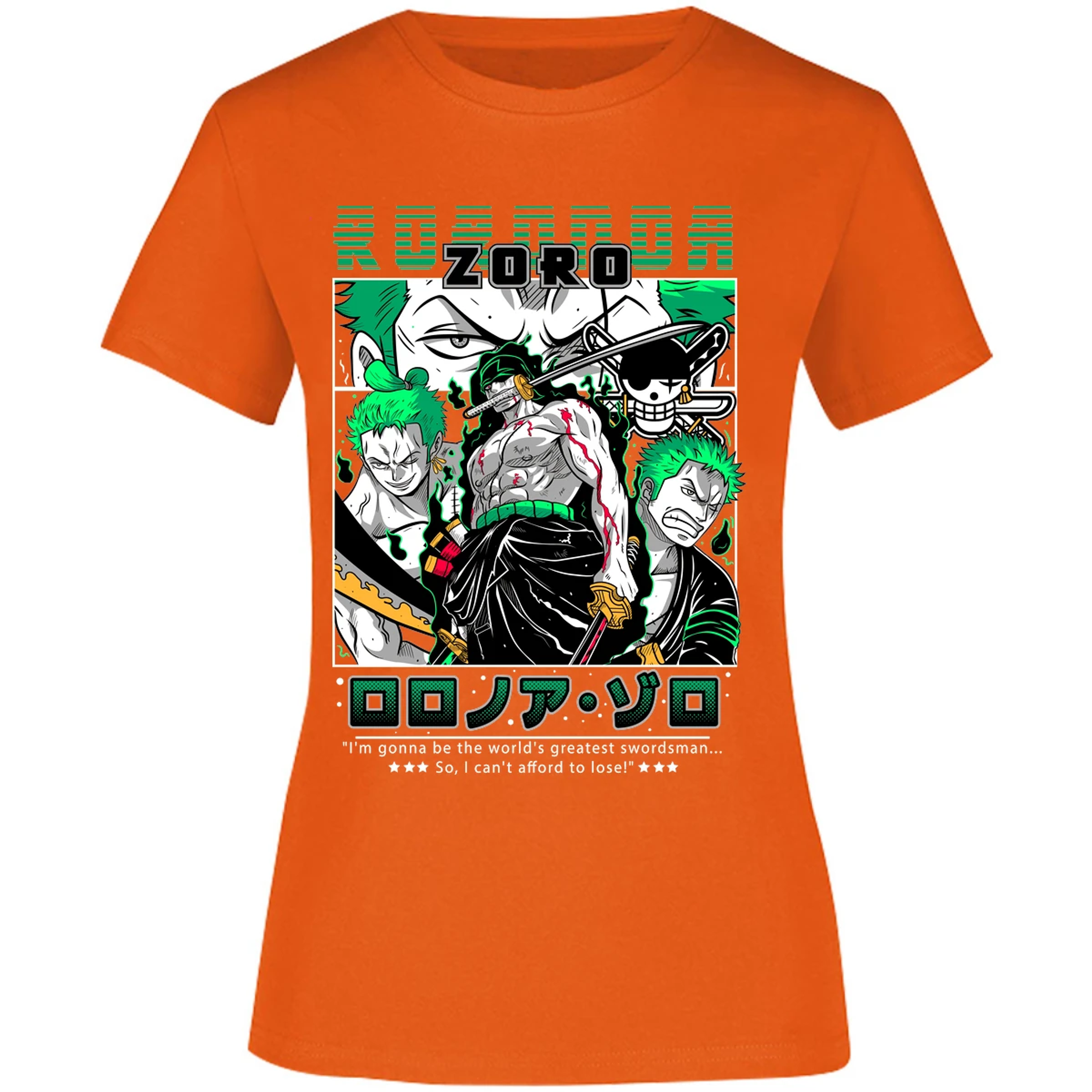 Blusa One Piece Zoro One Piece Blusa para Mujer 6