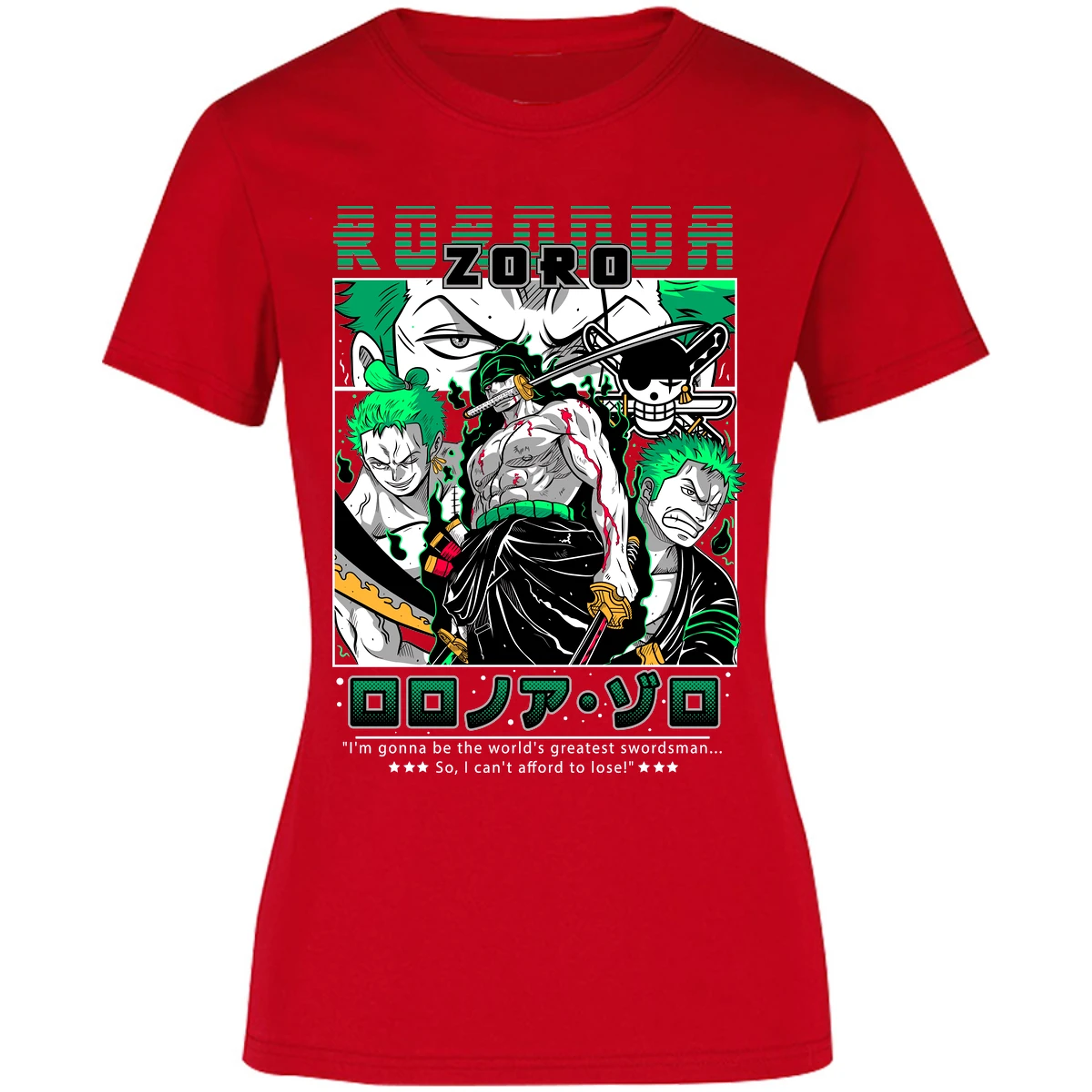 Blusa One Piece Zoro One Piece Blusa para Mujer 9