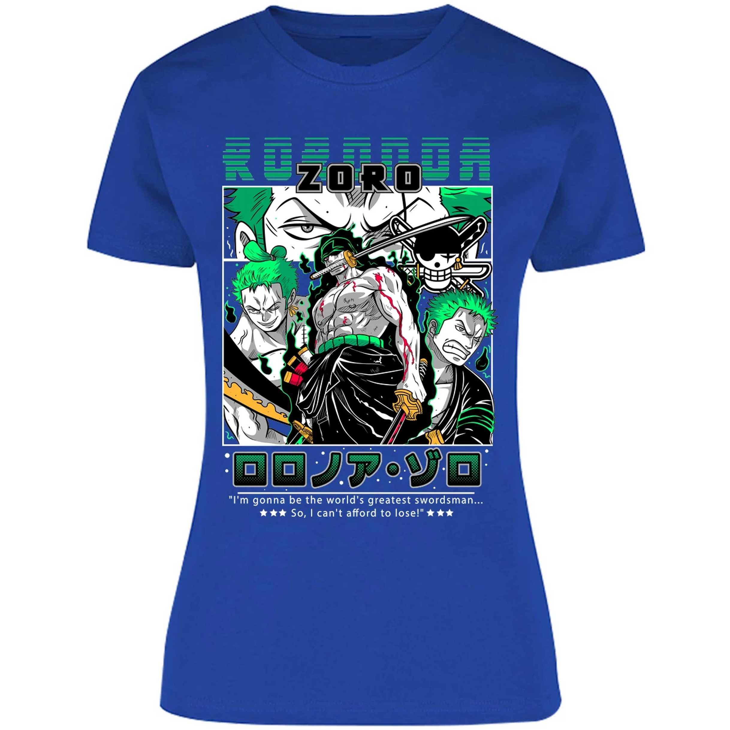 Blusa One Piece Zoro One Piece Blusa para Mujer 15