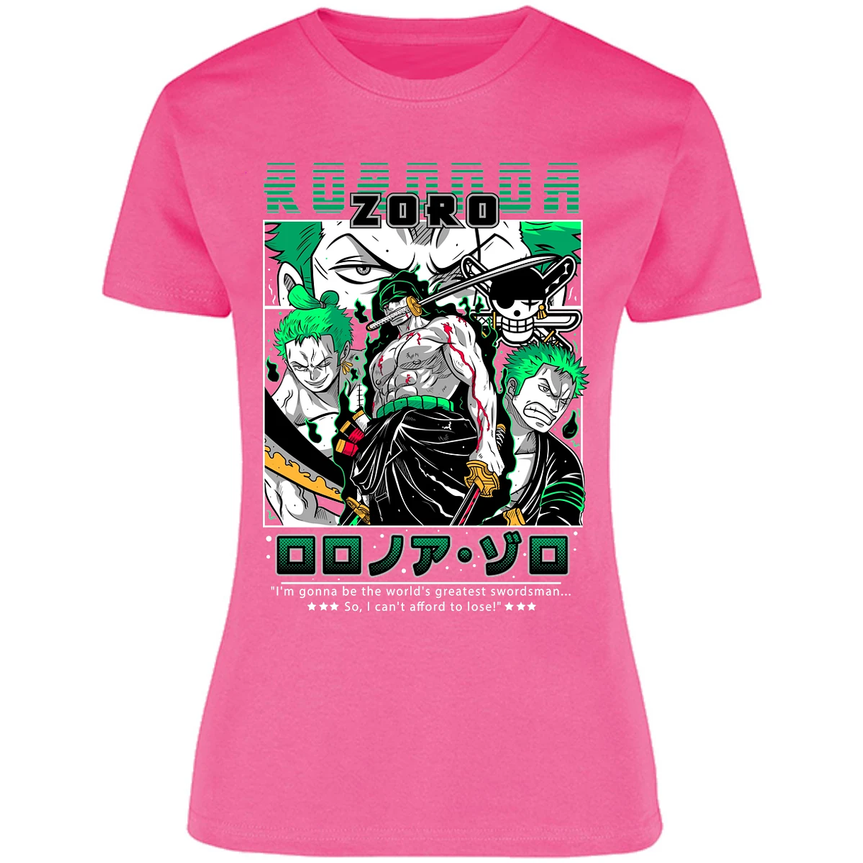 Blusa One Piece Zoro One Piece Blusa para Mujer 18