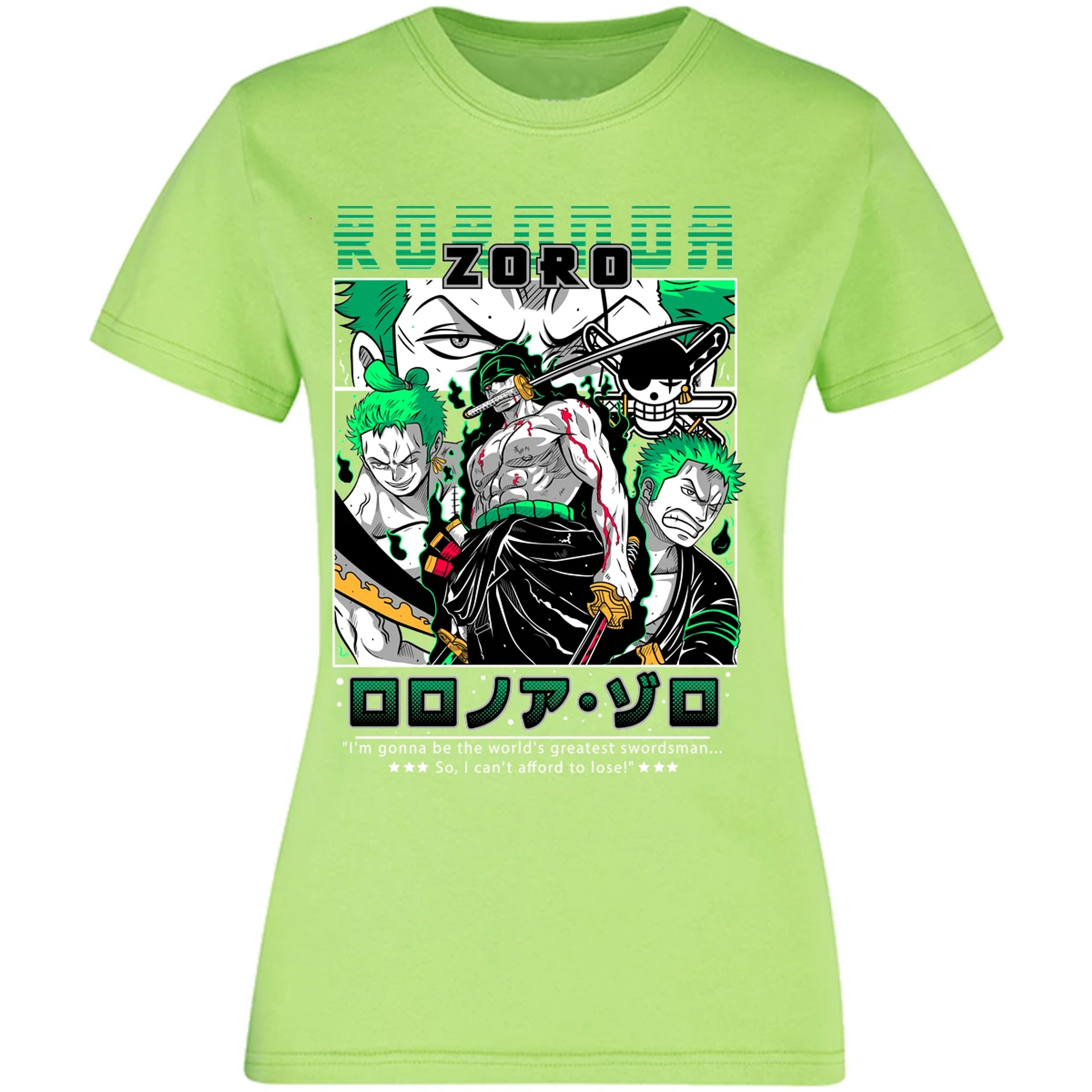 Blusa One Piece Zoro One Piece Blusa para Mujer 31