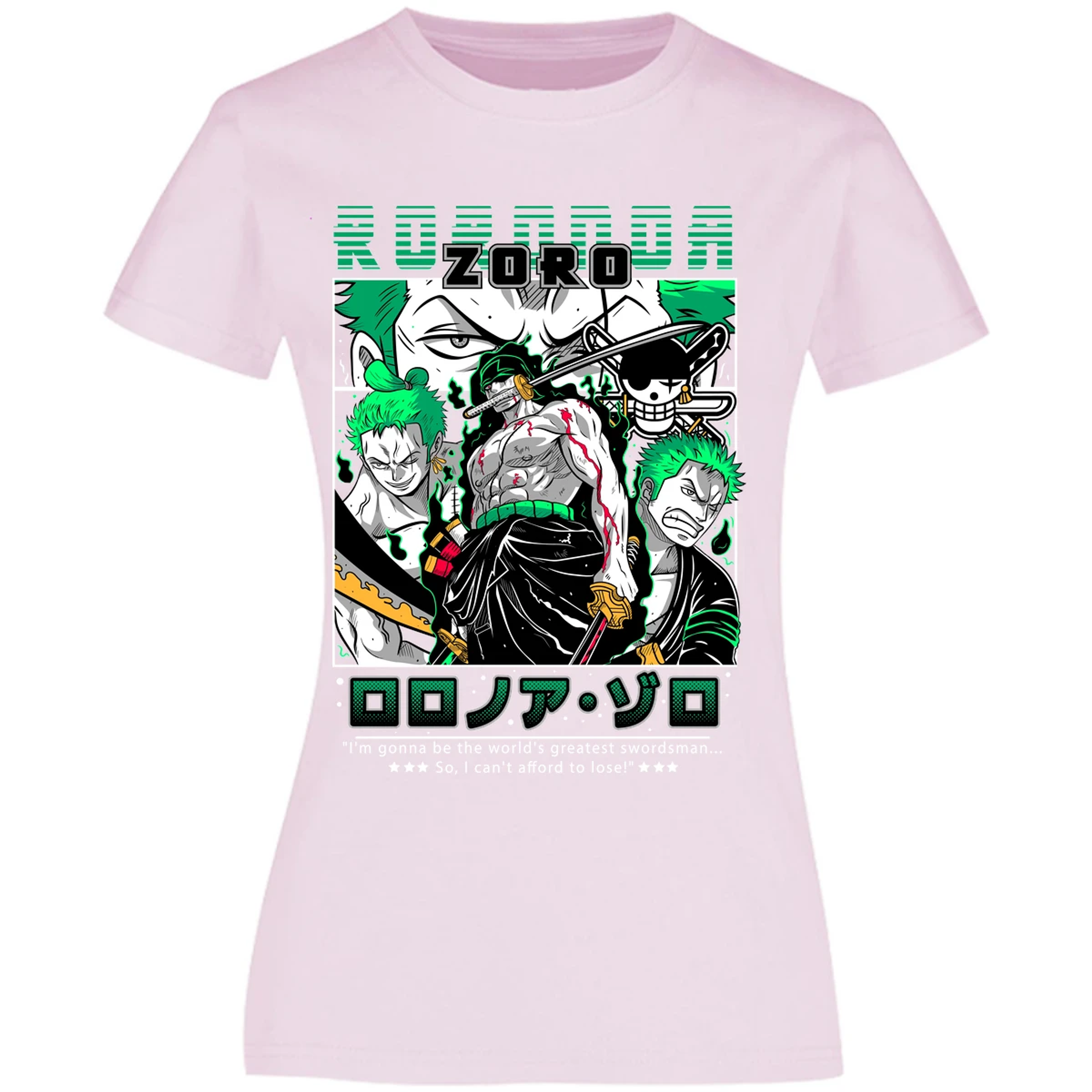 Blusa One Piece Zoro One Piece Blusa para Mujer 42