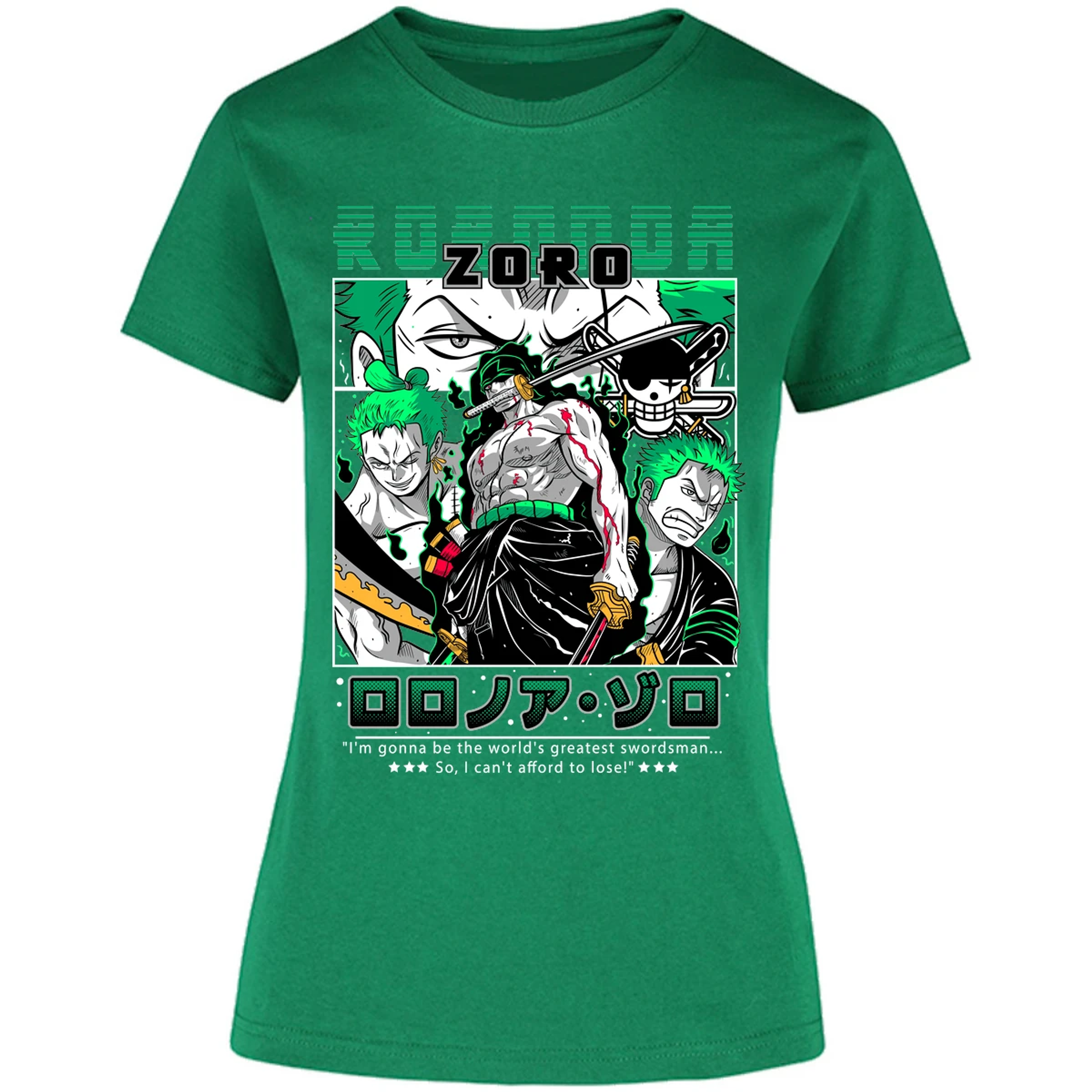 Blusa One Piece Zoro One Piece Blusa para Mujer 45