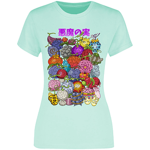 Blusa One Piece Frutas Del Diablo Blusa para Mujer