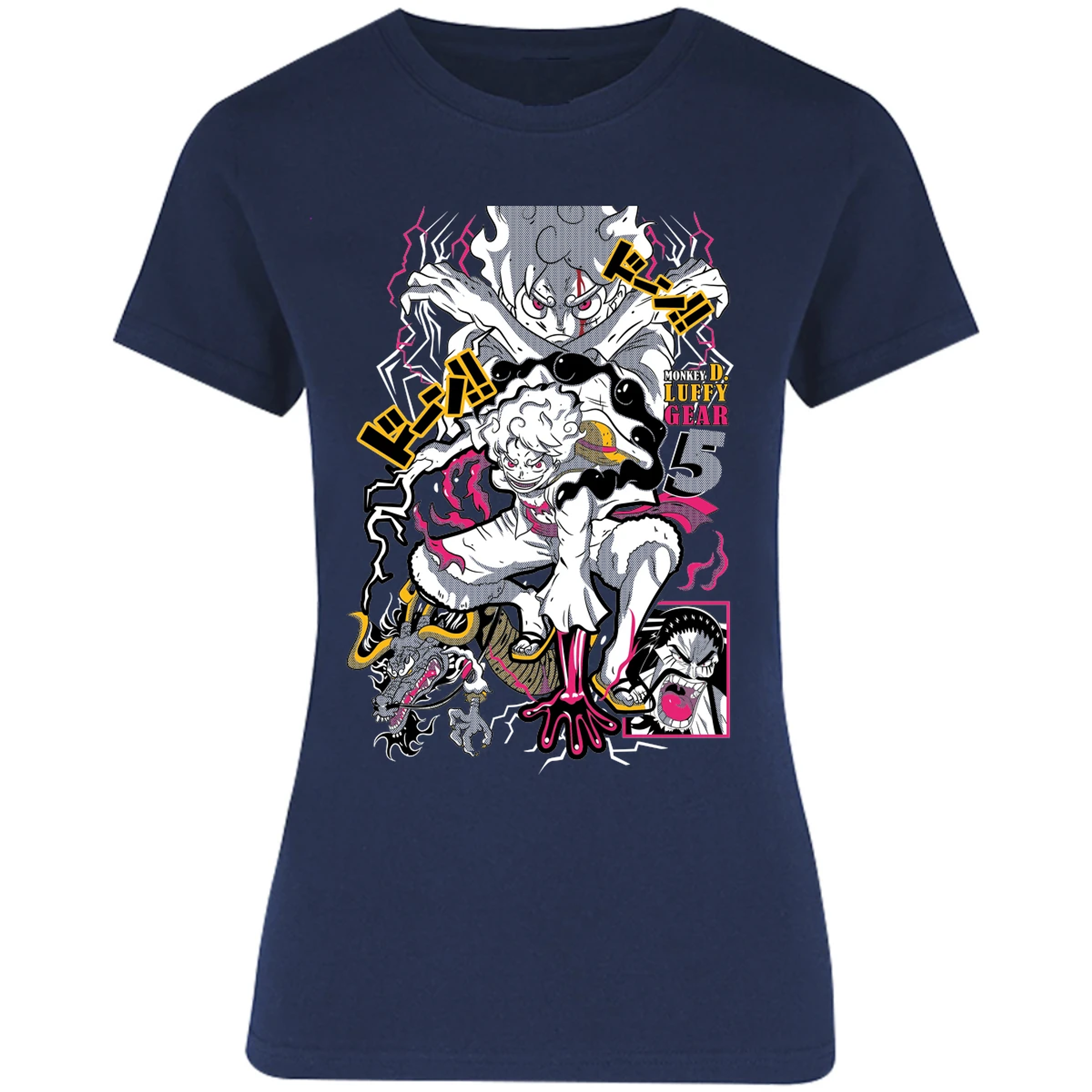 Blusa One Piece Luffy Gear 5 Blusa para Mujer 17