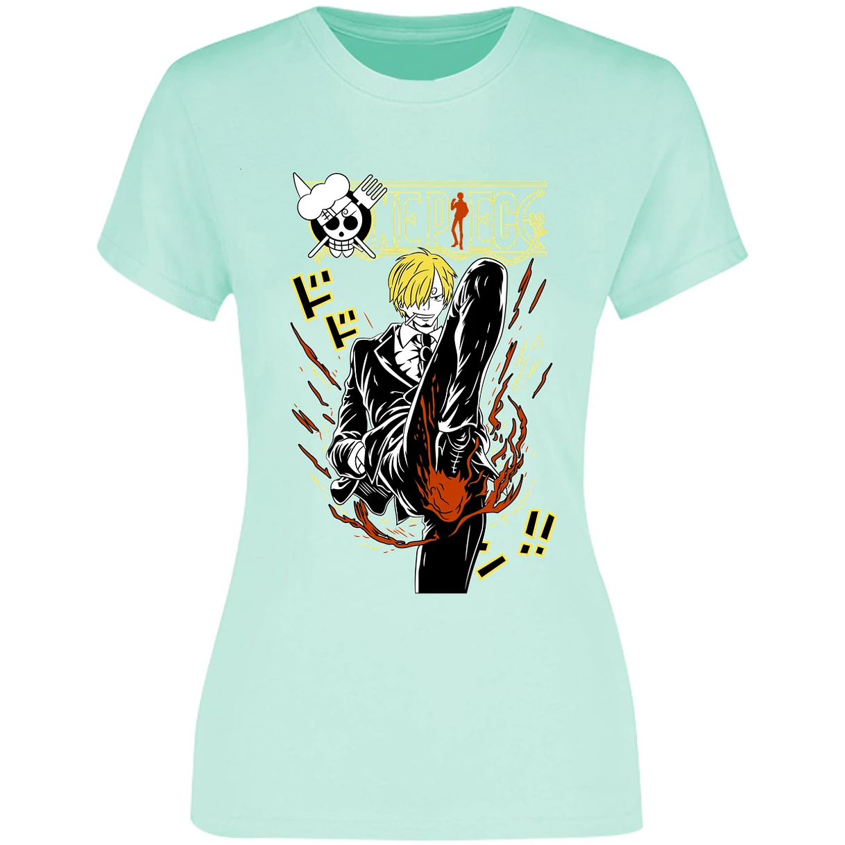 Blusa One Piece Sanji 1 Blusa para Mujer 7