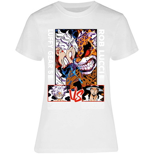 Blusa One Piece Luffy Vs Rob Lucci Blusa para Mujer