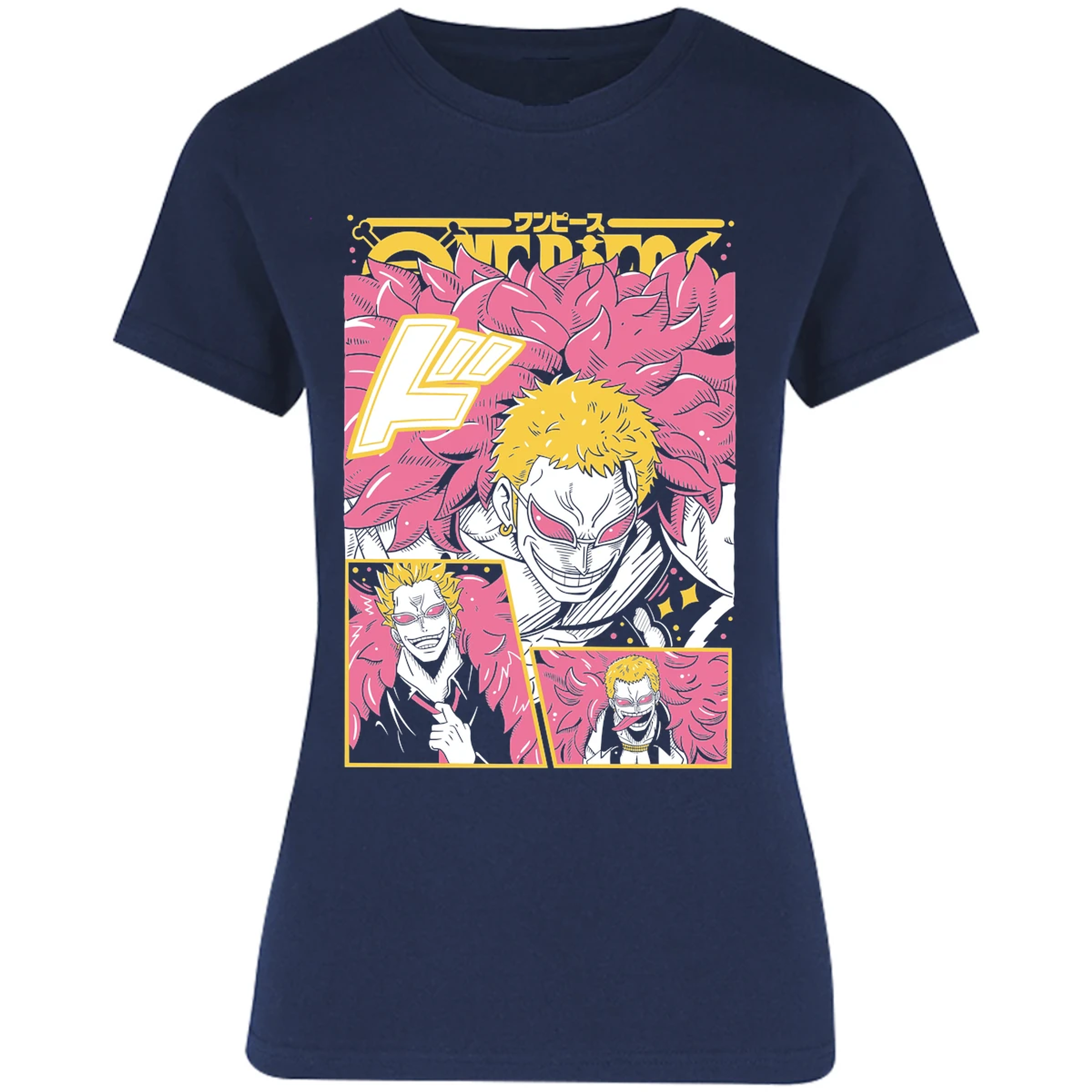 Blusa One Piece Diseo Doflamingo Blusa para Mujer 30