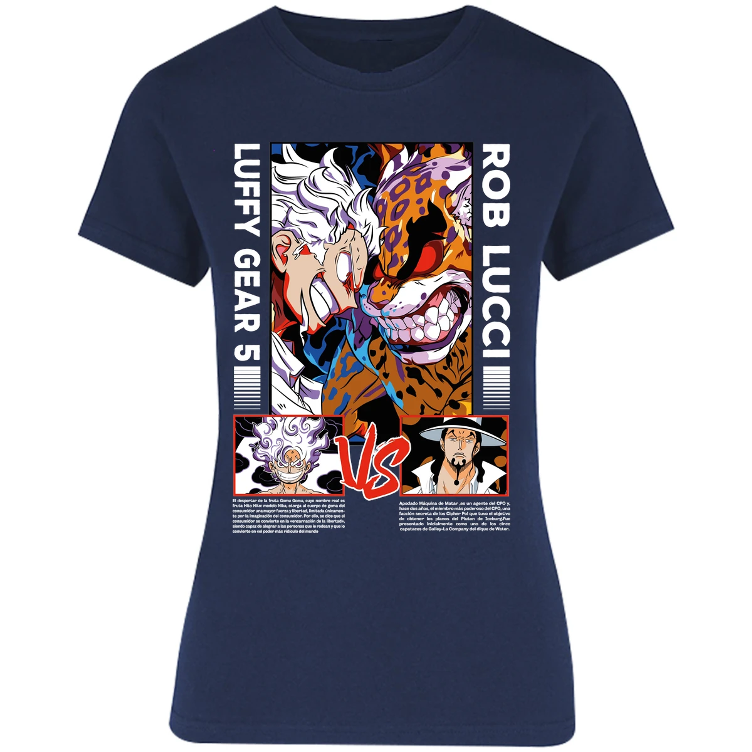 Blusa One Piece Luffy Vs Rob Lucci Blusa para Mujer 15