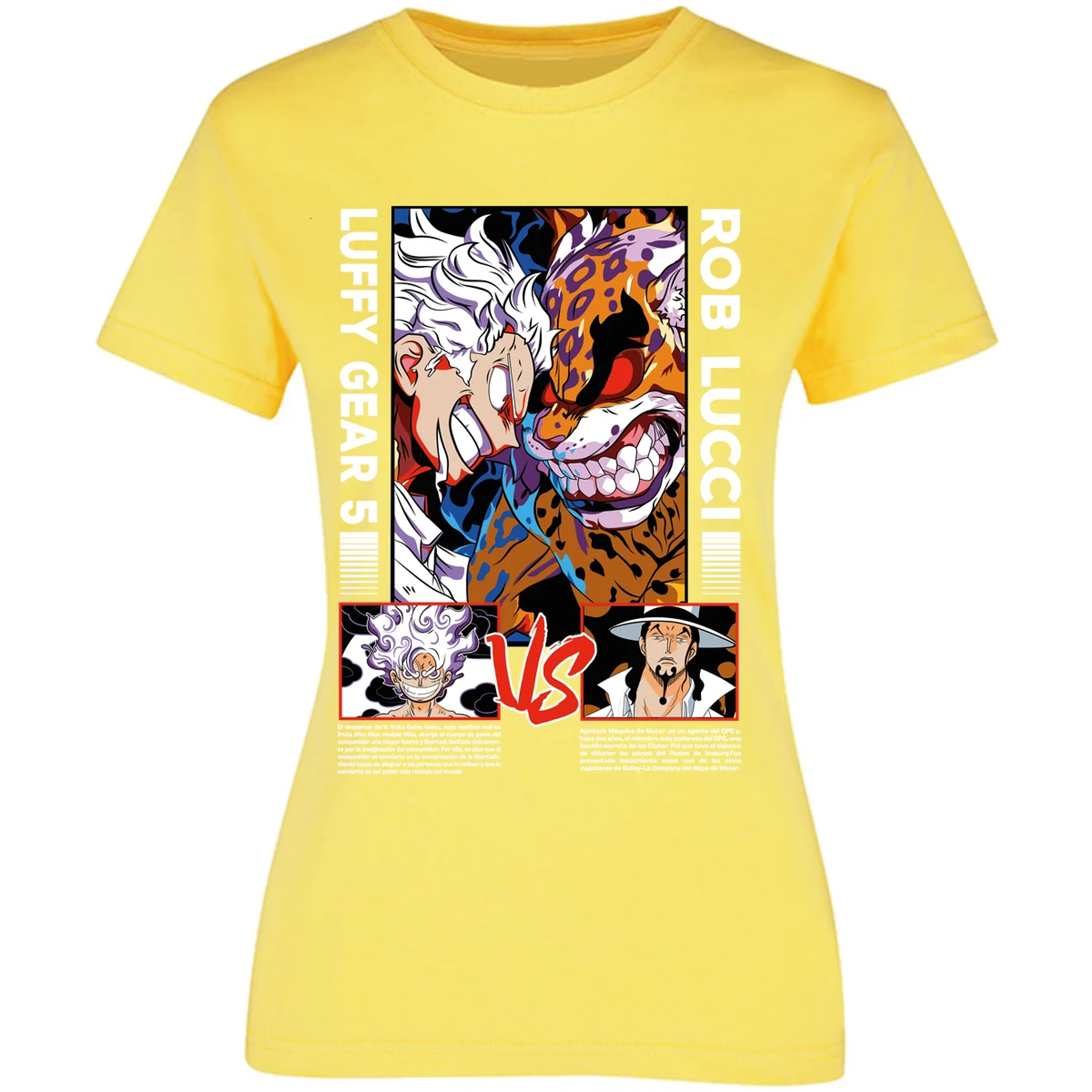 Blusa One Piece Luffy Vs Rob Lucci Blusa para Mujer 19