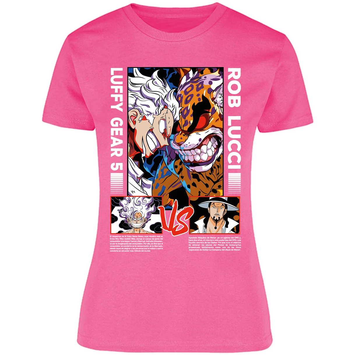 Blusa One Piece Luffy Vs Rob Lucci Blusa para Mujer 27