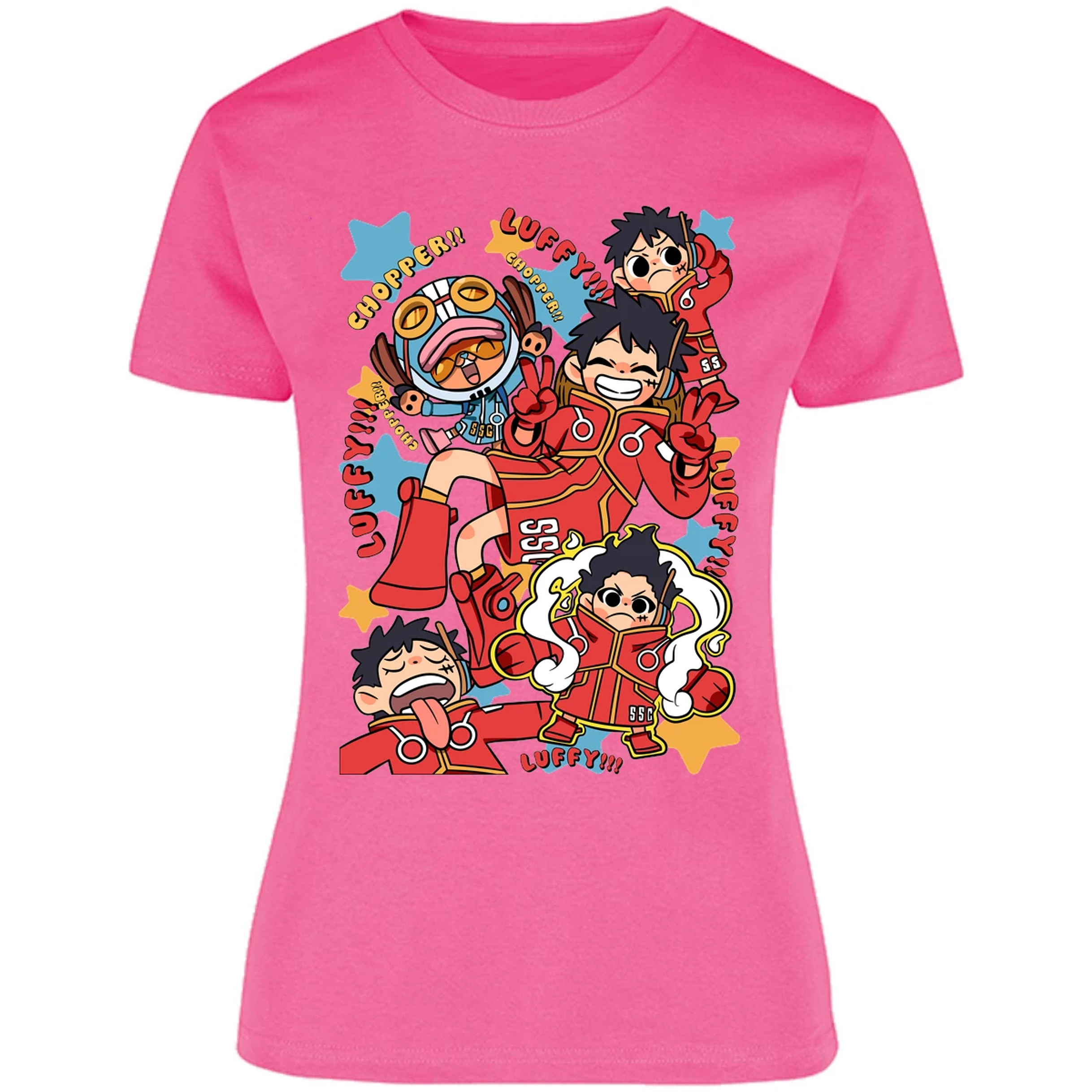 Blusa One Piece Luffy Egghead Chibi Blusa para Mujer 29
