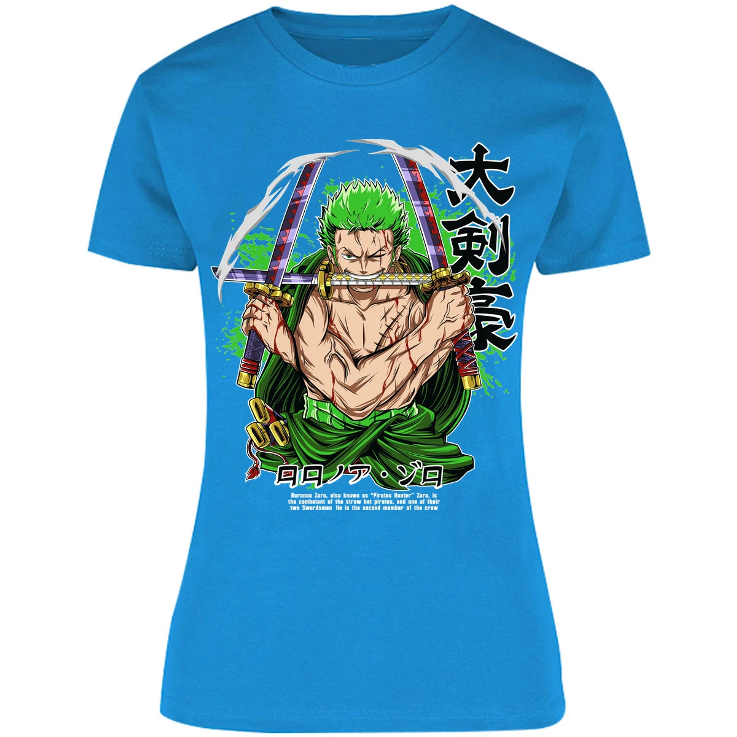 Blusa One Piece Zoro Pdf Blusa para Mujer 15