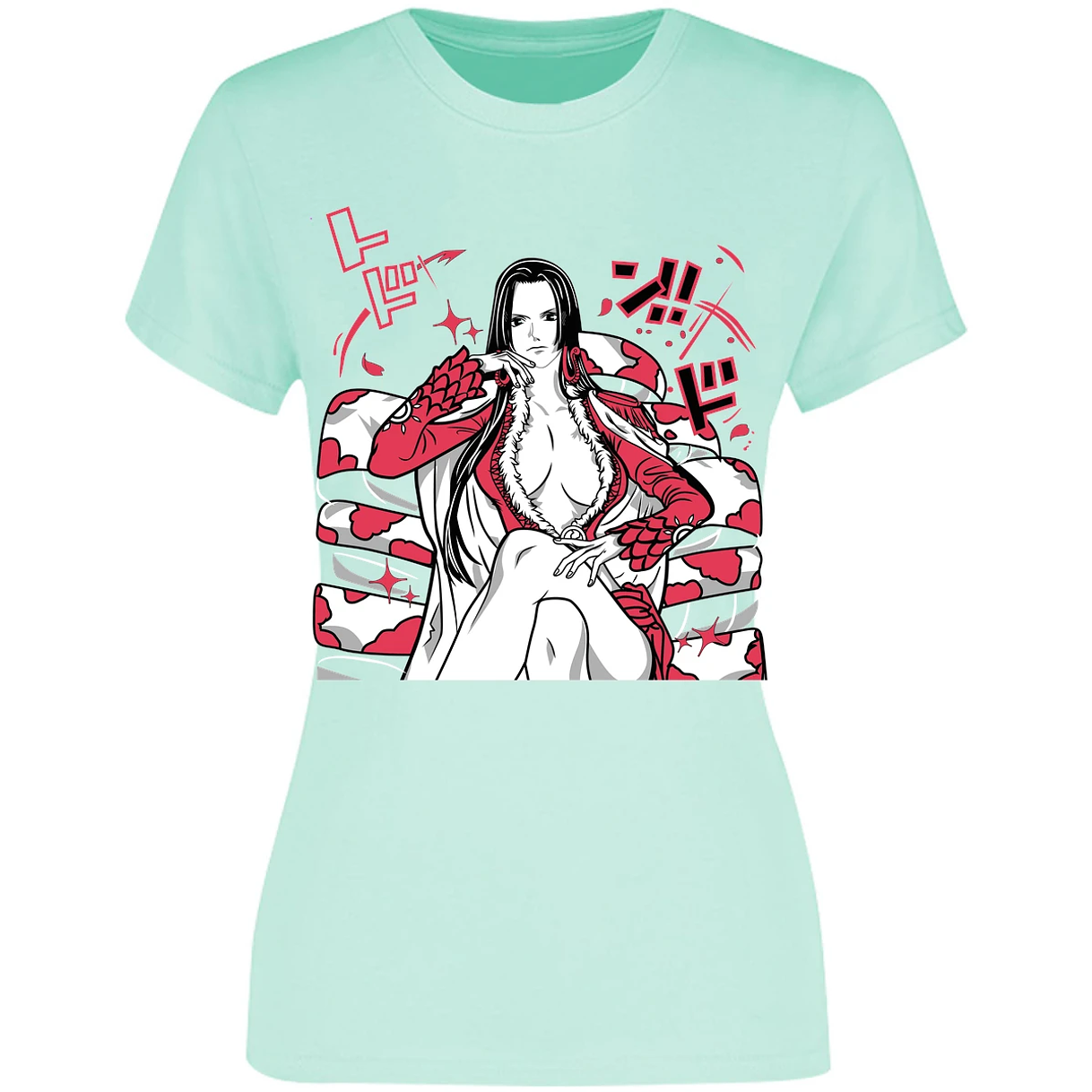 Blusa One Piece Boa Hancock Blusa para Mujer 39